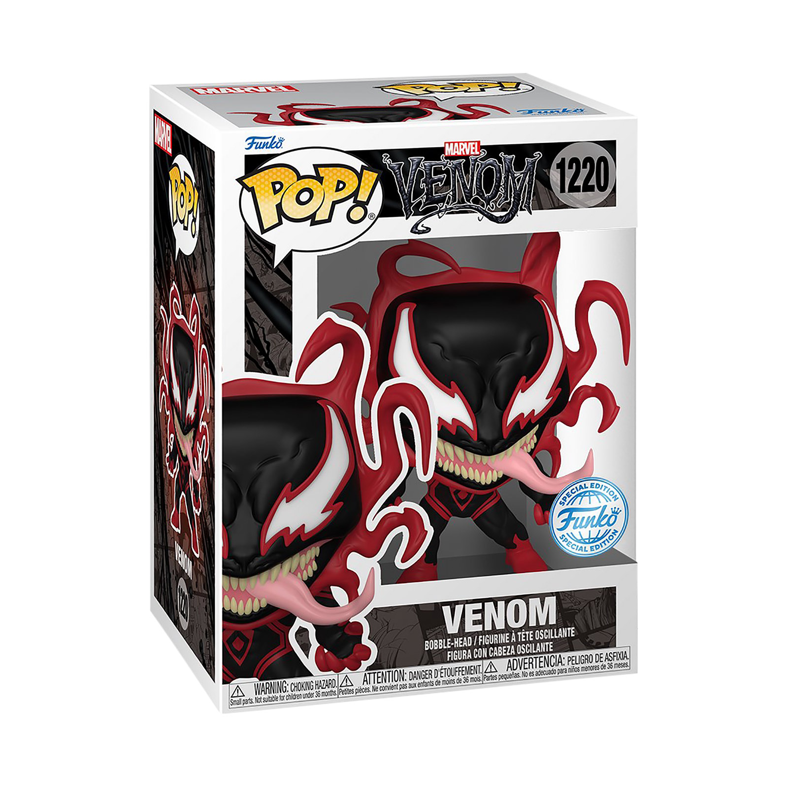 Spider-Man - Miles Morales (Venom/Carnage) Figurine Funko Pop avec tête oscillante