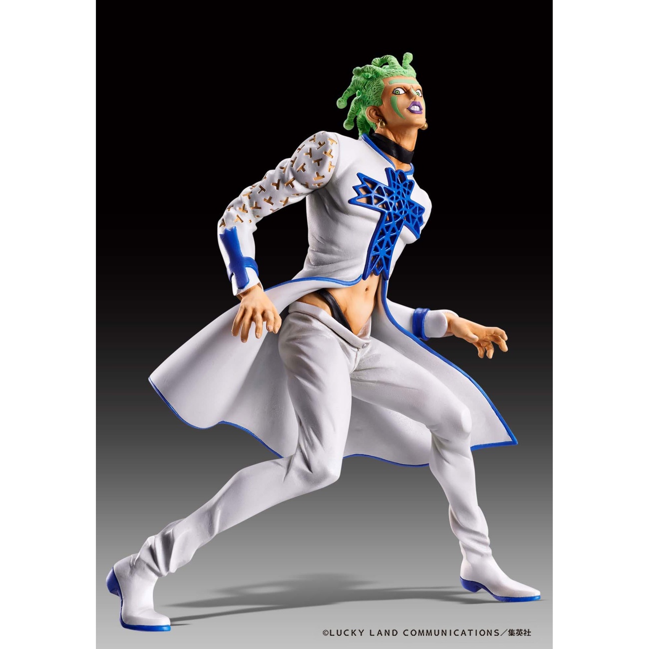 JoJo's Bizarre Adventure Parte 5 Golden Wind Statua Legend in PVC Cioccolata 17 cm
