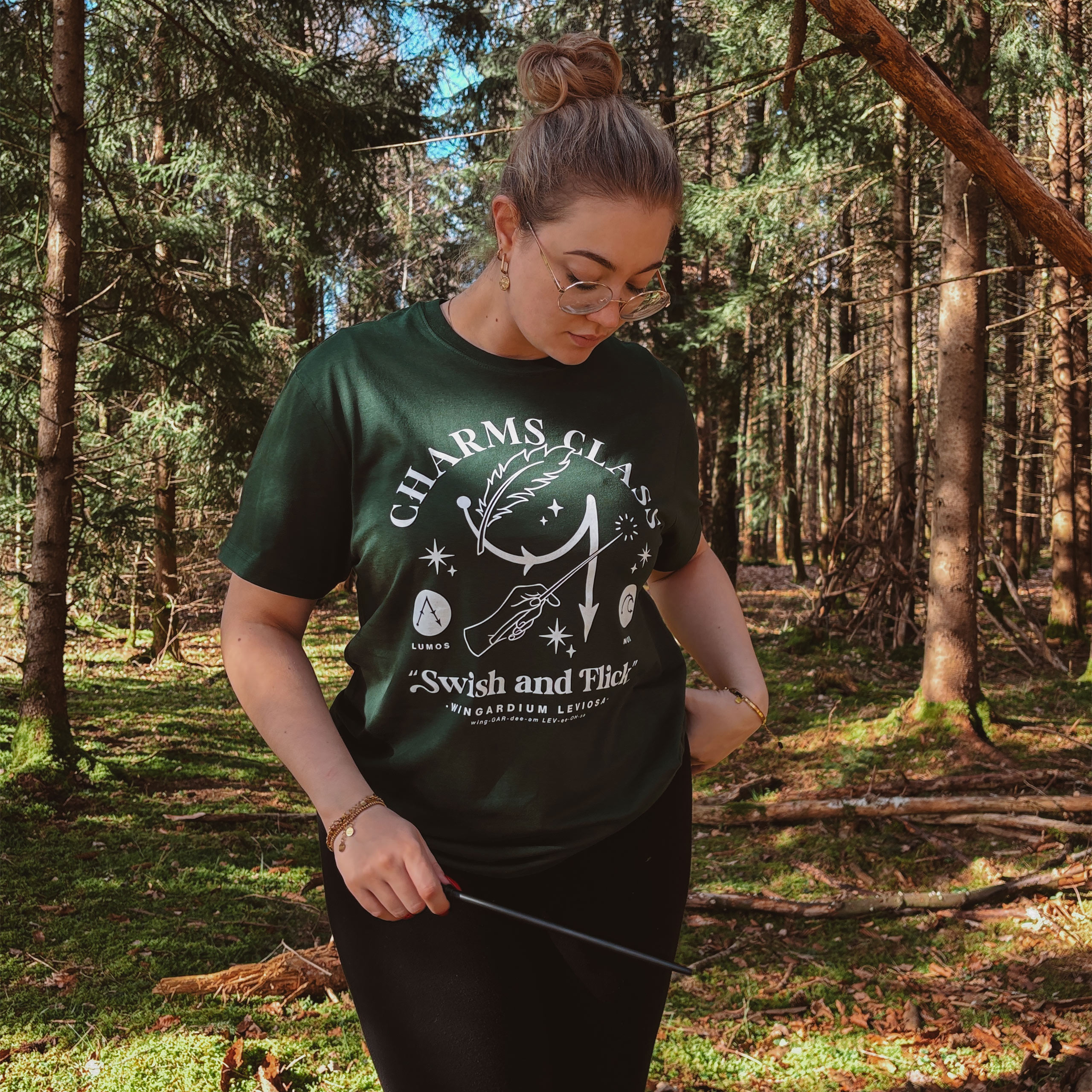 Charms Class Hogwarts T-Shirt Green - Harry Potter
