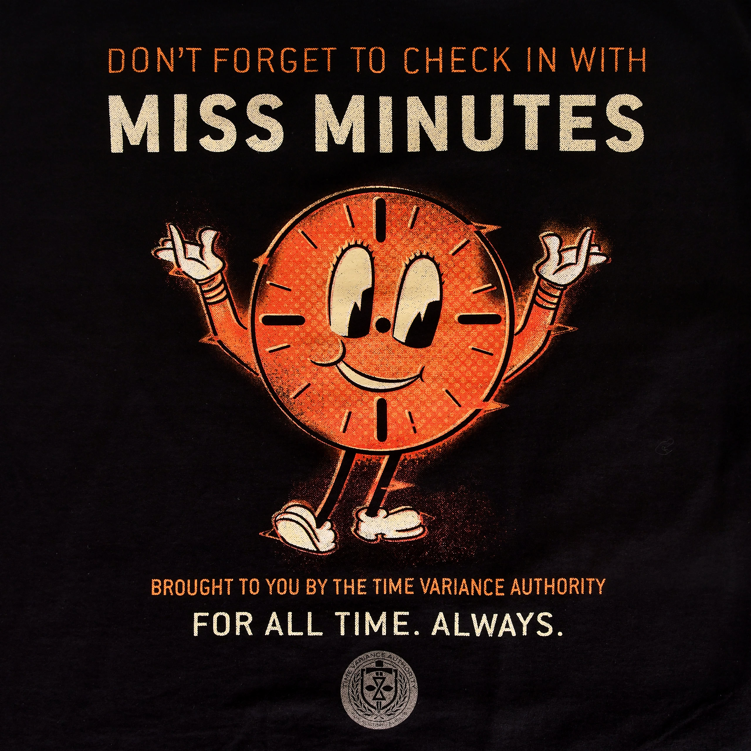 Loki - Miss Minutes T-Shirt schwarz