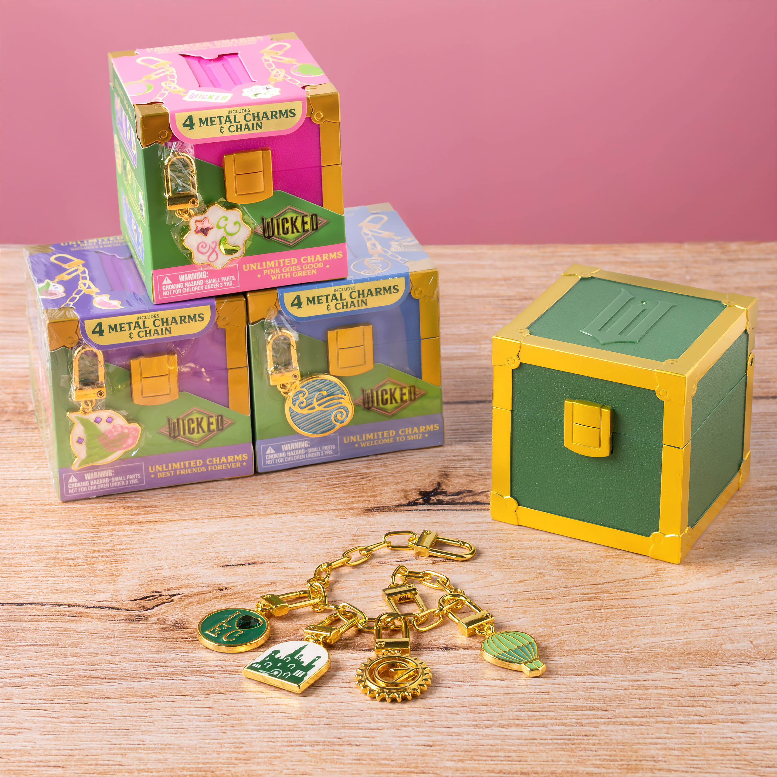 Wicked - Emerald City-koffer met bedelarmband