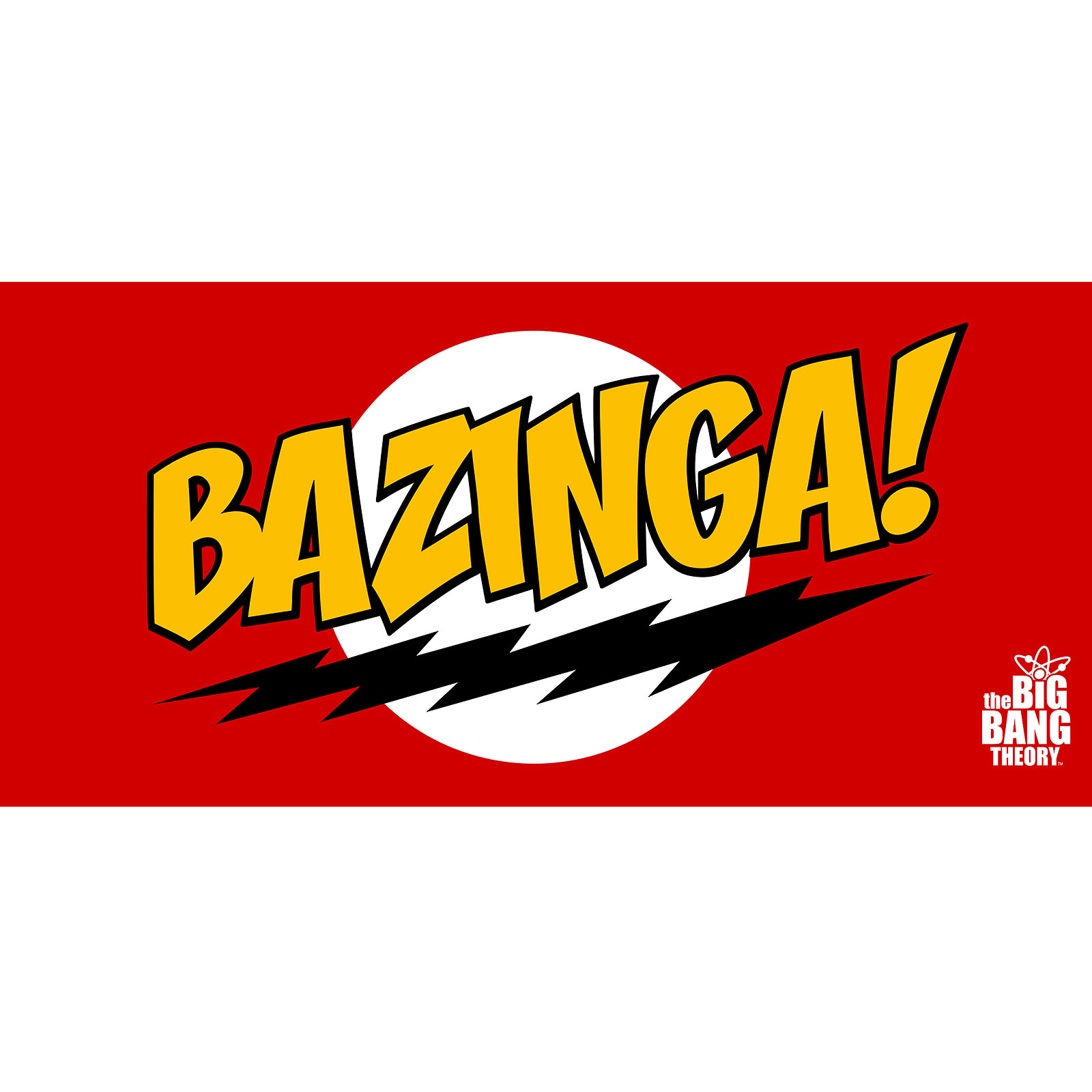 Big Bang Theory- Bazinga Full Size Tasse rouge