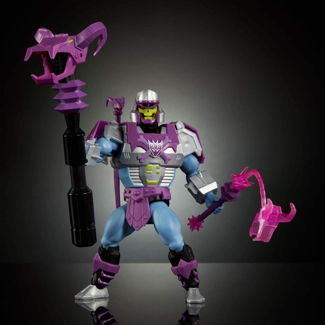 Masters of the Universe x Transformers actiefiguur Megatron Armor Skeletor heo European Exclusive 14 cm