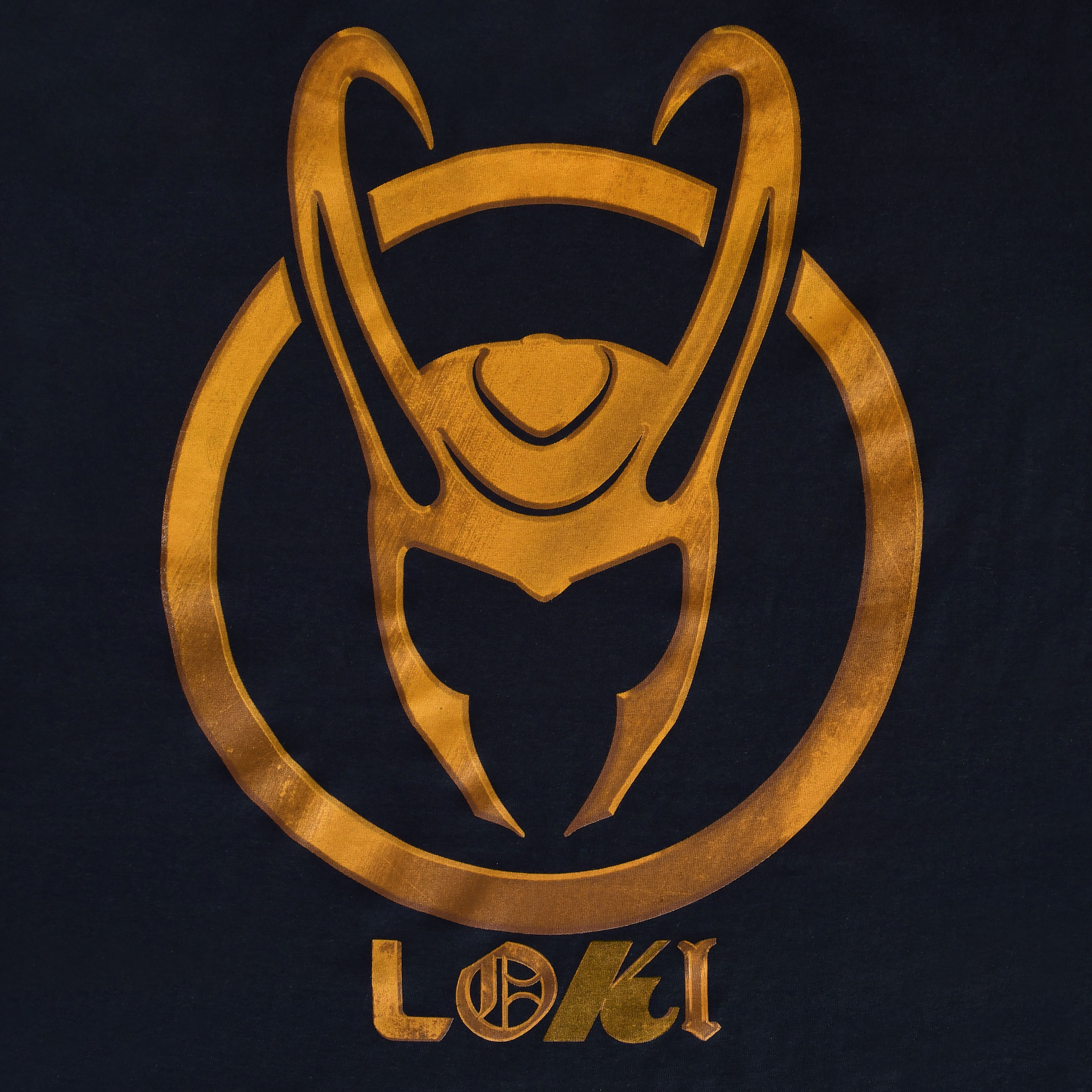 Loki - T-shirt logo bleu
