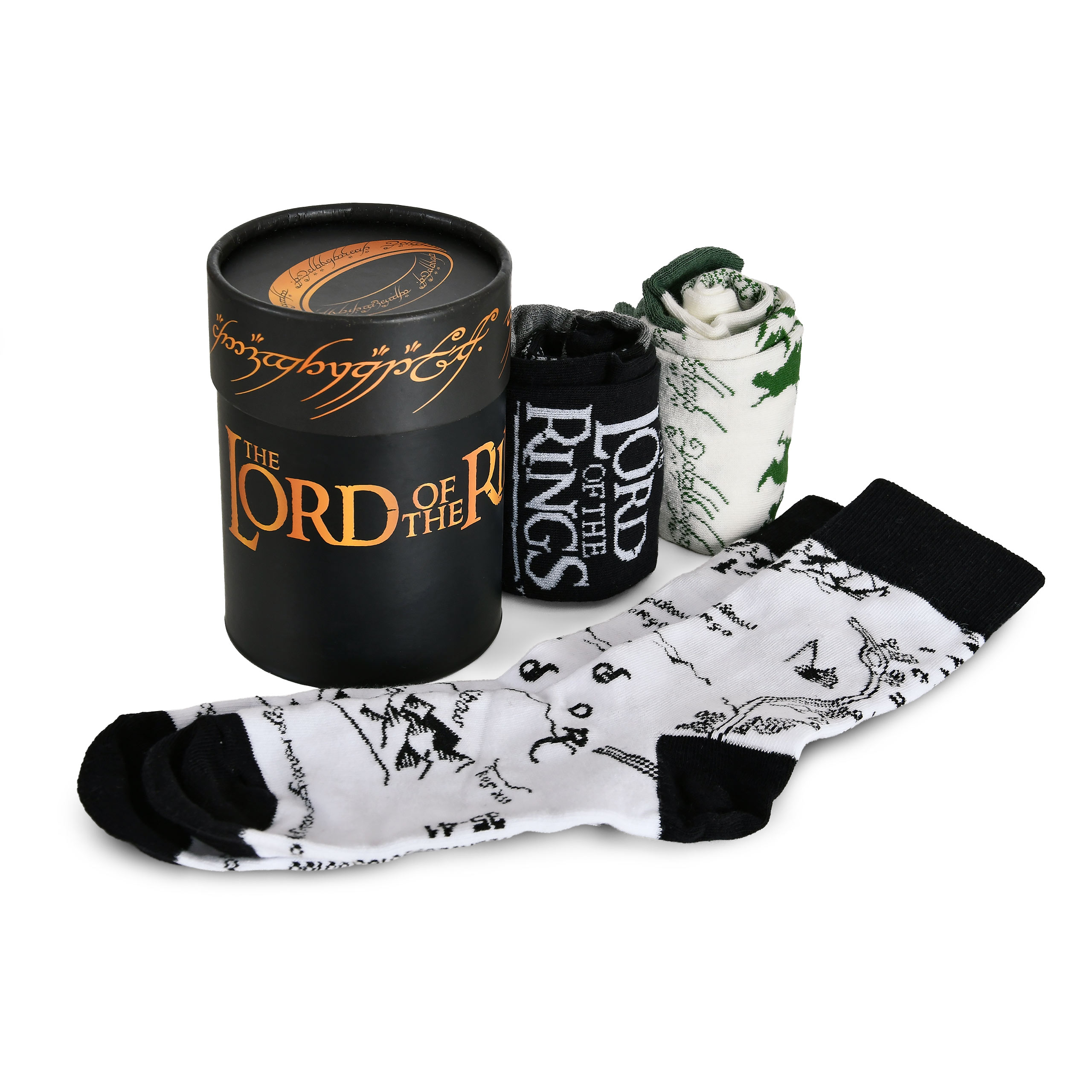 Le Seigneur des Anneaux - Les Compagnons Chaussettes Lot de 3 en Coffret Cadeau