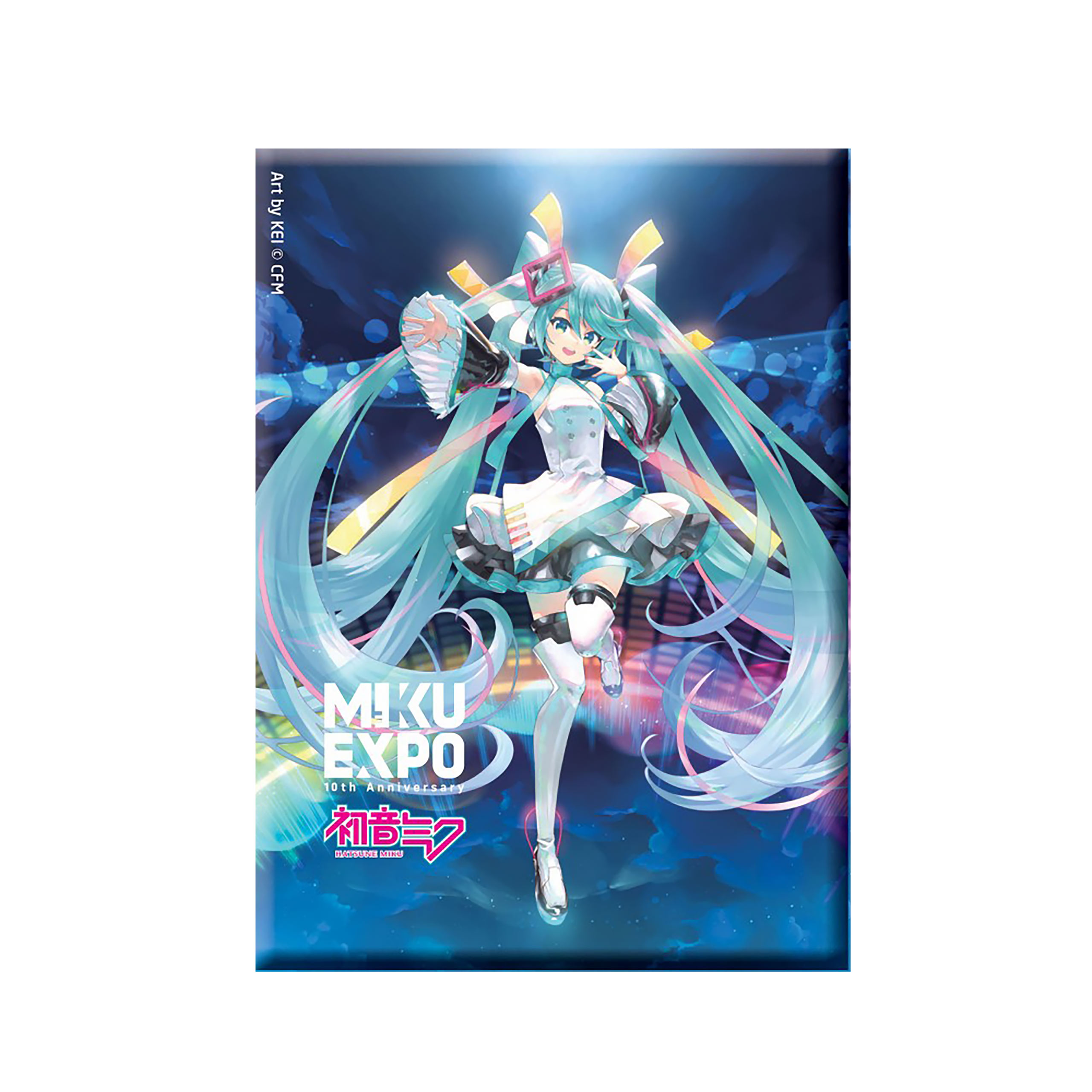 Hatsune Miku - Miku Expo 10e Verjaardag Magneet Art by KEI Versie