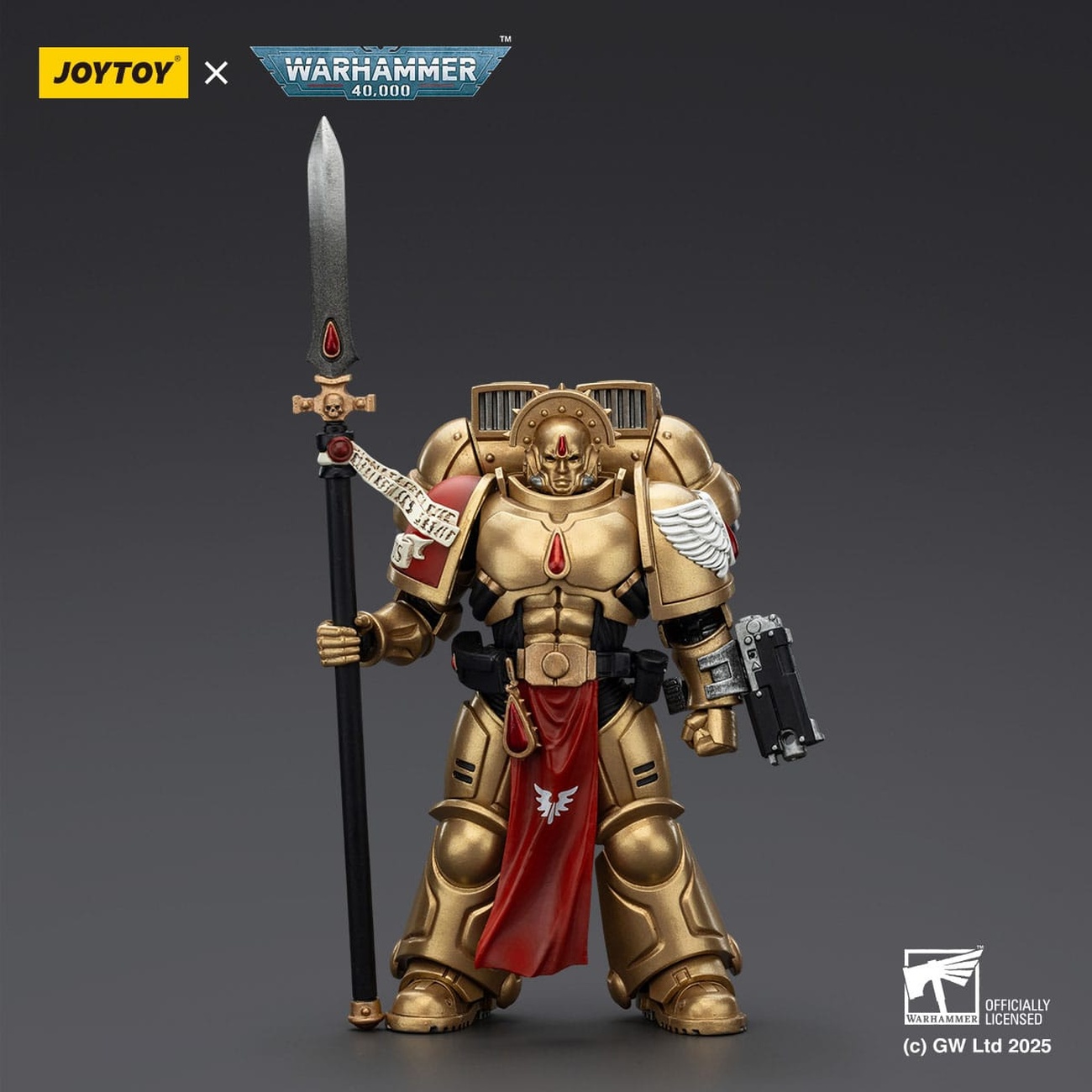 Warhammer 40,000: Combat Patrol Blood Angels Figura de acción Sanguinary Guard 2 con Angelus Boltgun y Encarmine Spear 20 cm