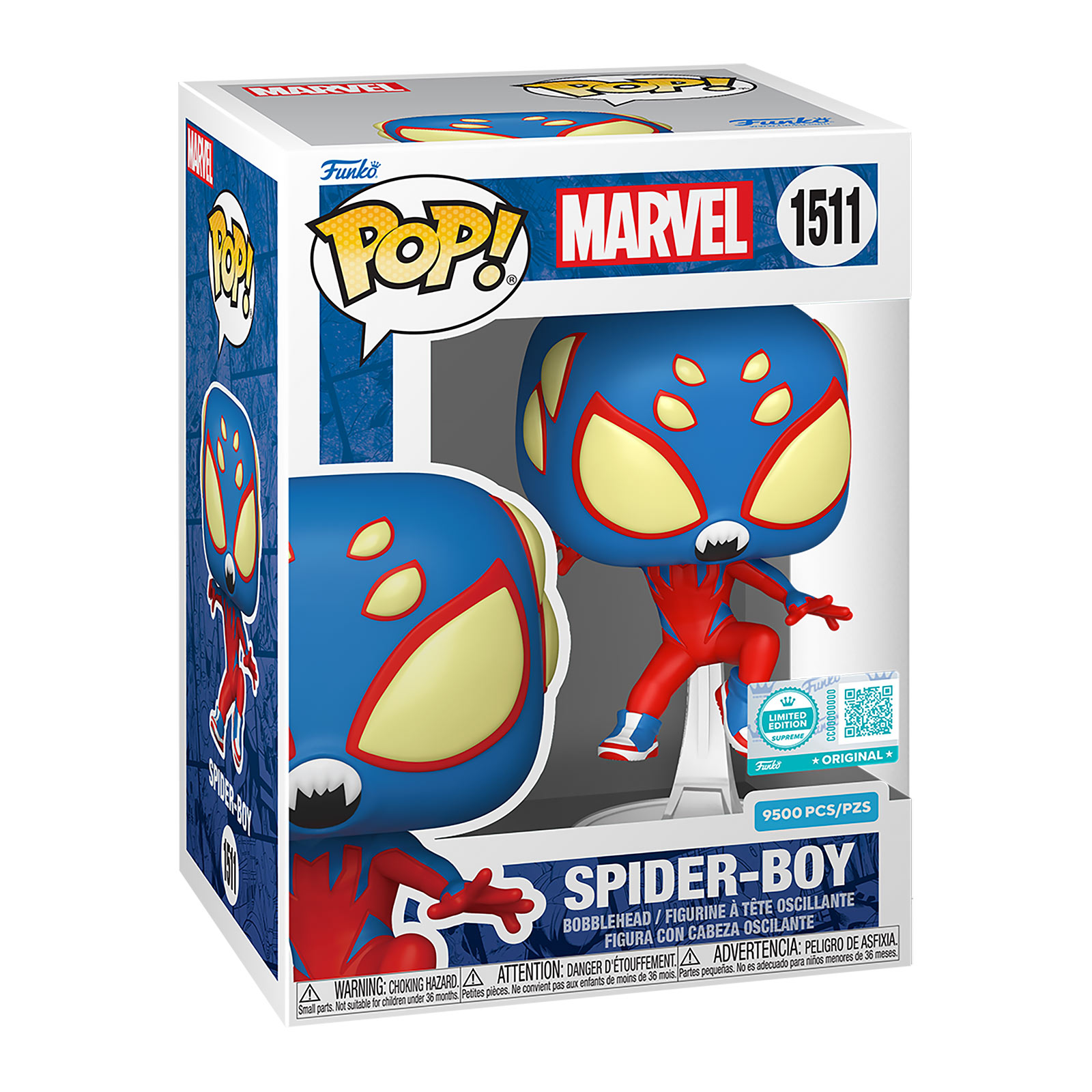 Spider-Man - Spider-Boy Funko Pop Wackelkopf-Figur Limited Edition
