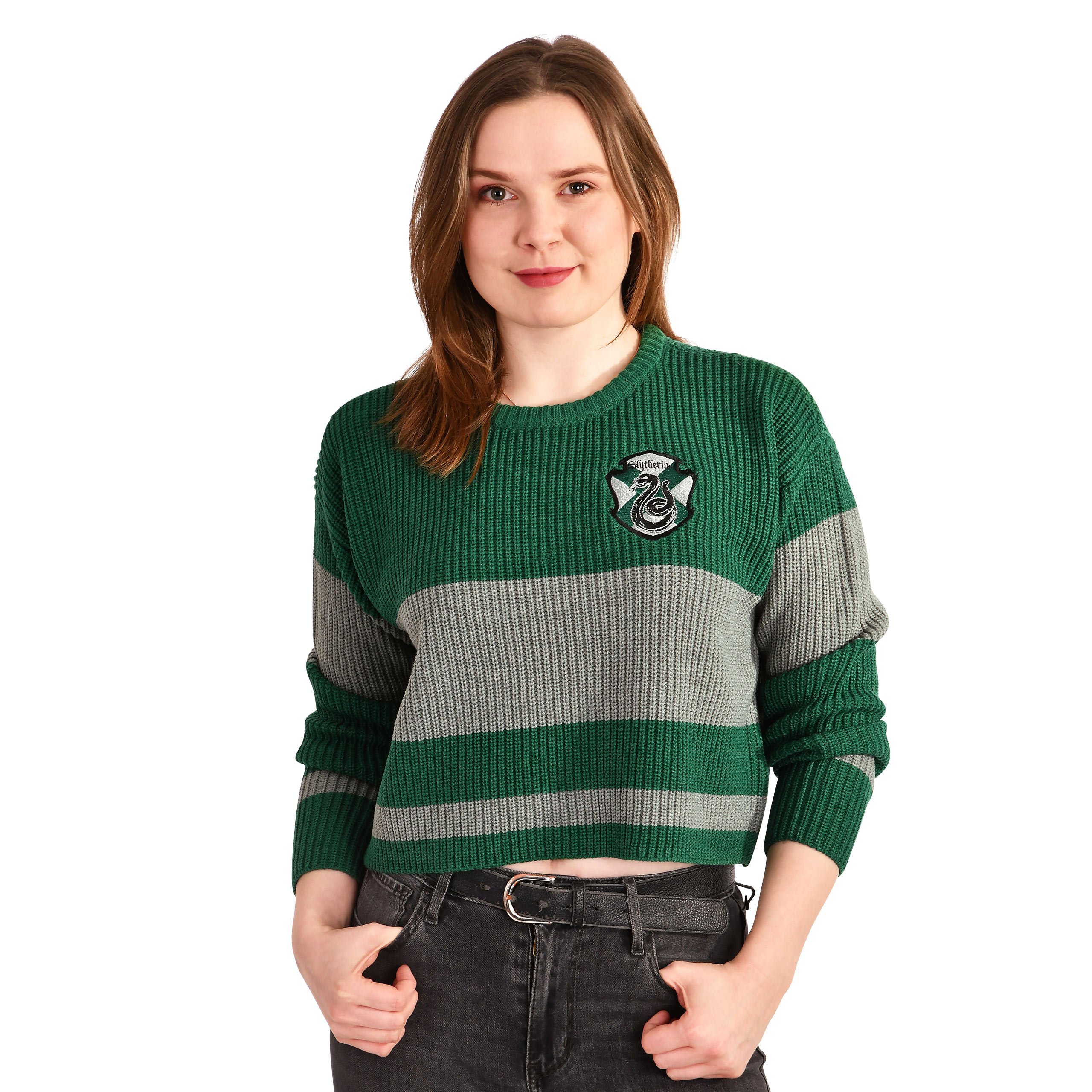 Harry Potter - Slytherin Crop Sweater Women