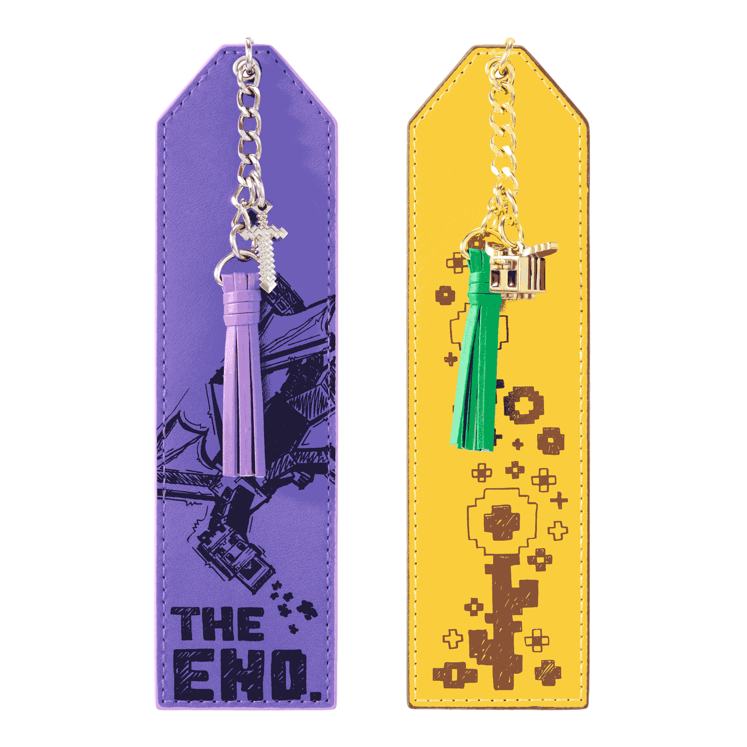 Minecraft - Set segnalibri Spada di diamante e Ape