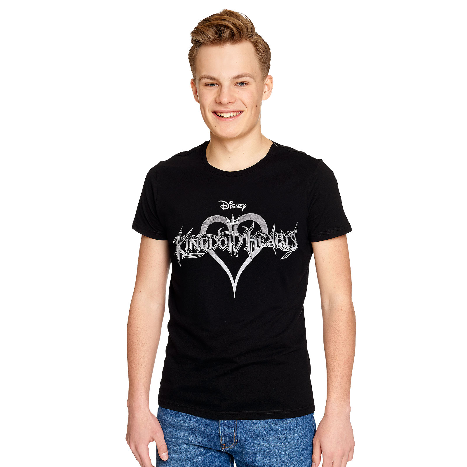 Kingdom Hearts - Logo T-Shirt schwarz