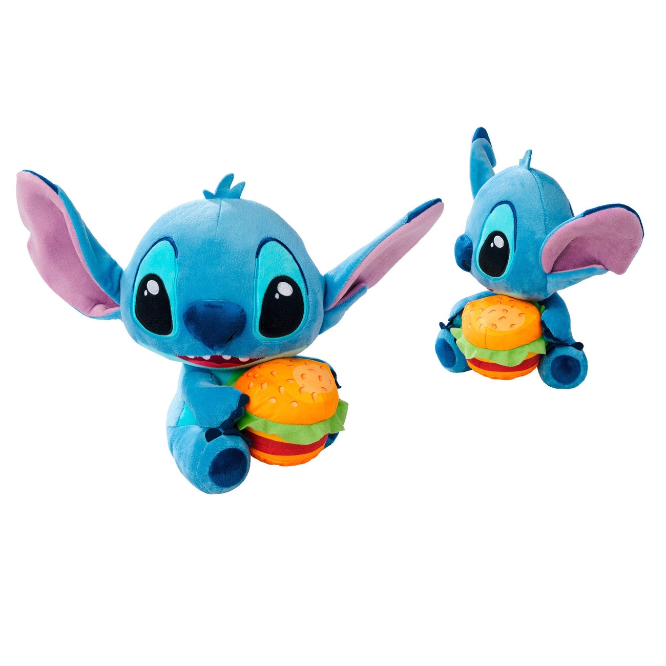Lilo & Stitch plushfigur Stitch med hamburgare 25 cm