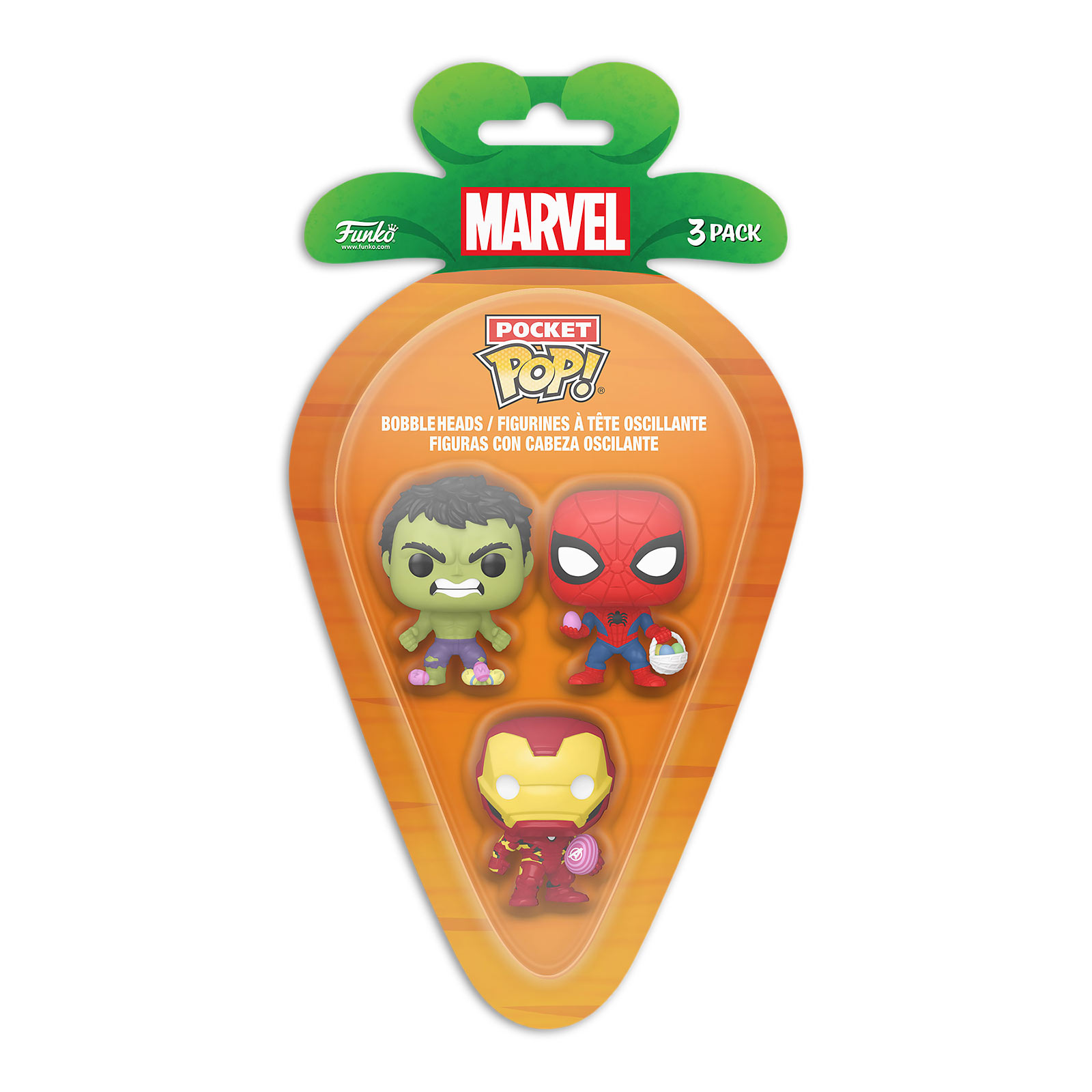 Marvel Funko Pocket Pop 3-piece Figure Set Easter Edition