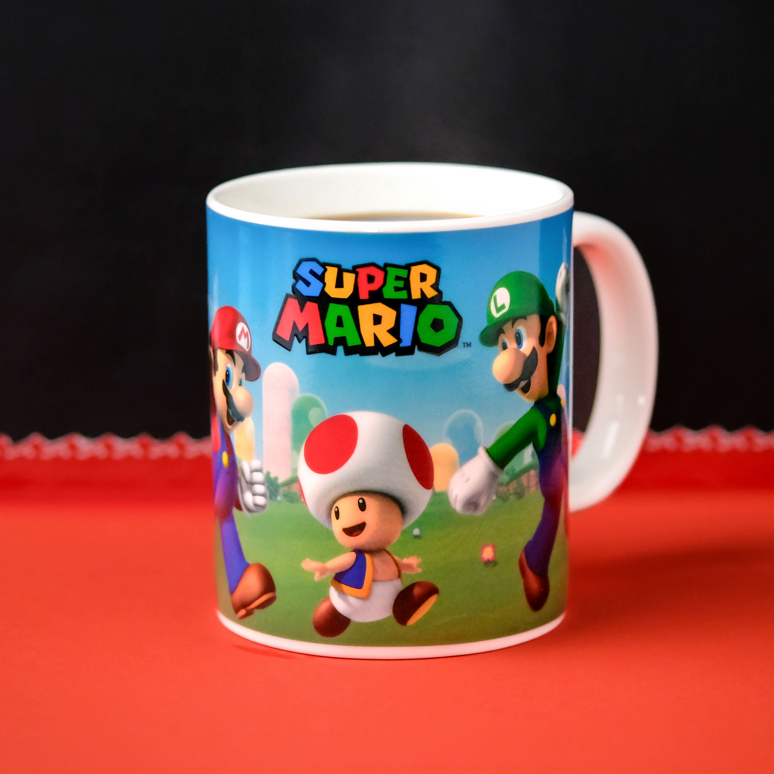 Super Mario - Tazza effetto termico del team