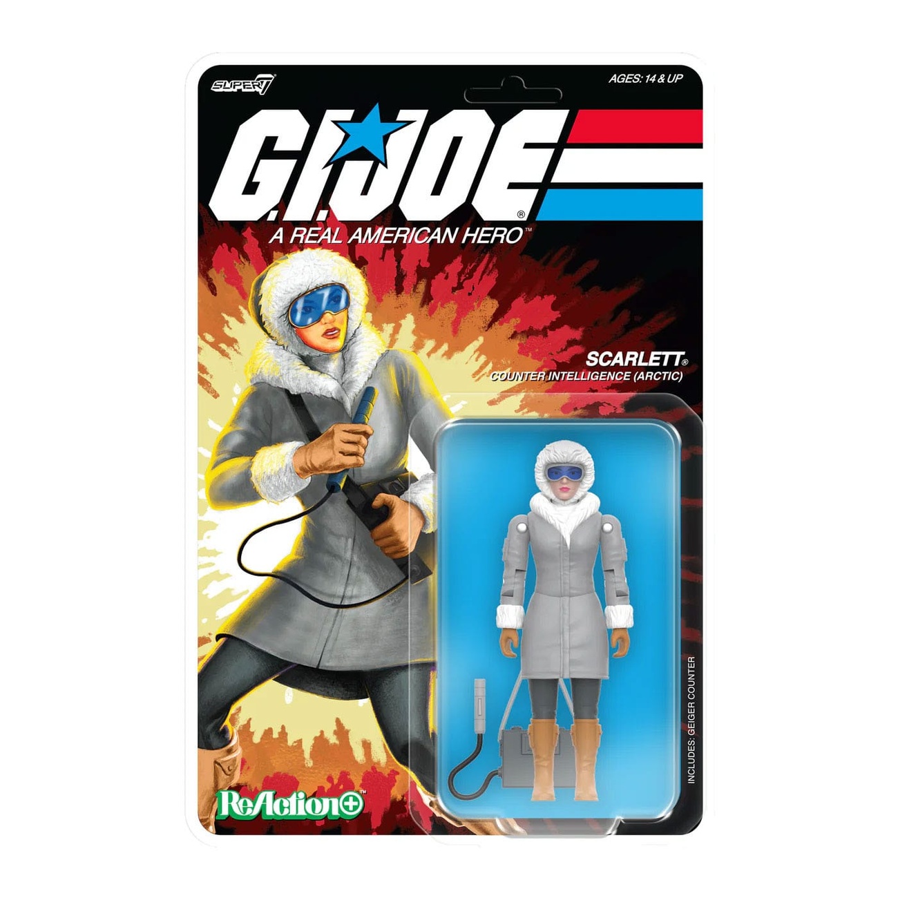GI Joe ReAction+ Actionfigur Wave 06 Arctic Scarlett 10 cm