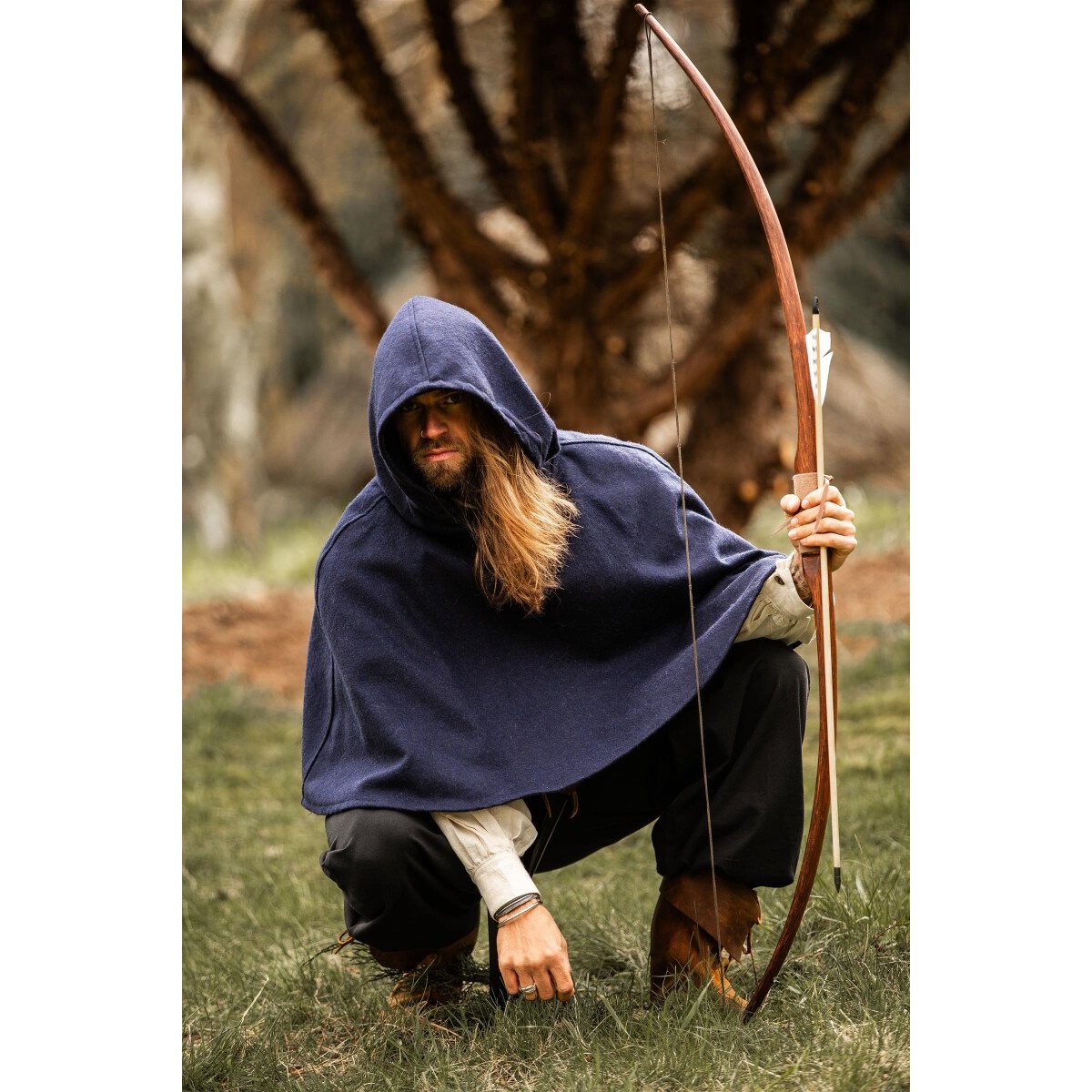 Middeleeuwse wollen gugel Paul