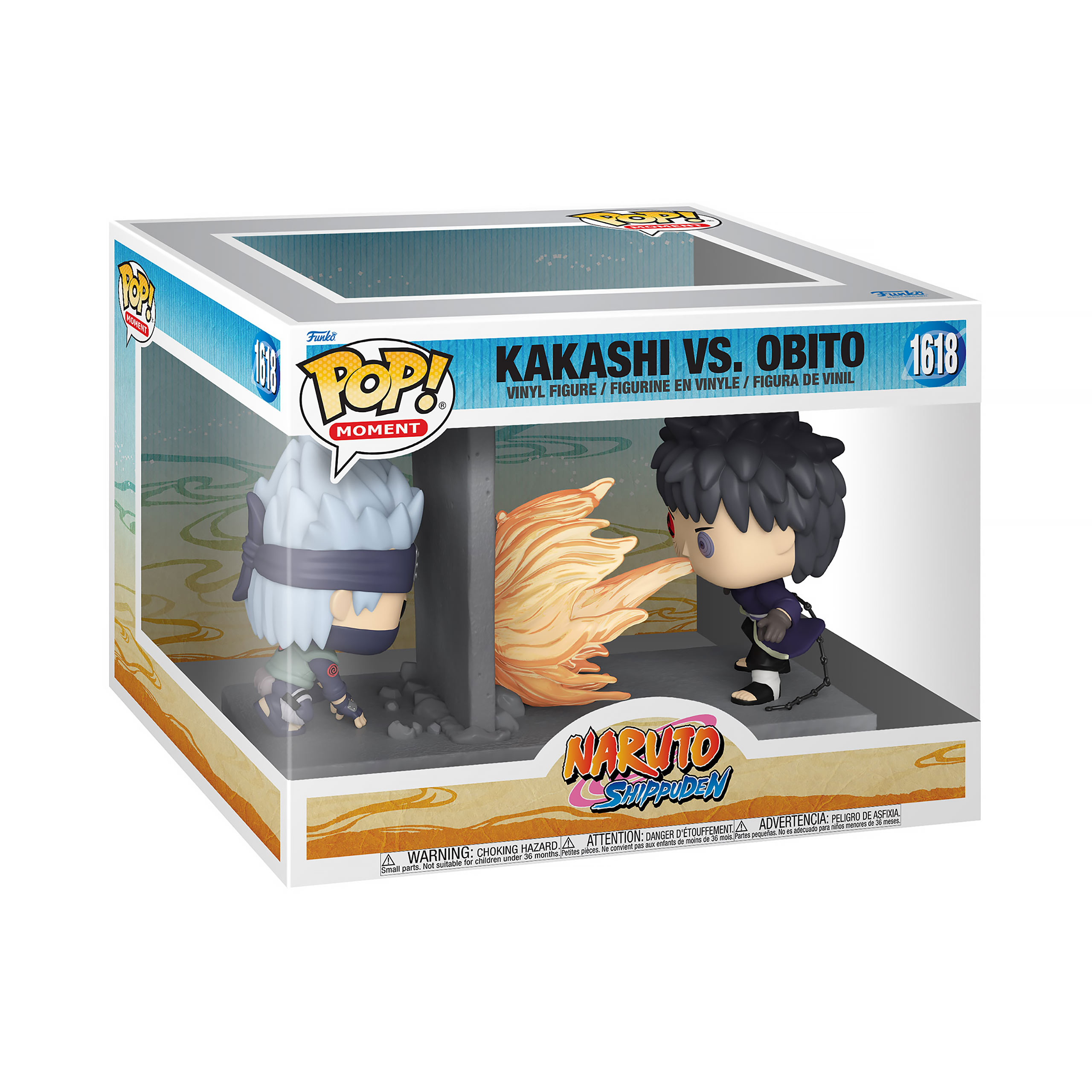 Naruto - Kakashi vs. Obito Set de figurines Funko Pop