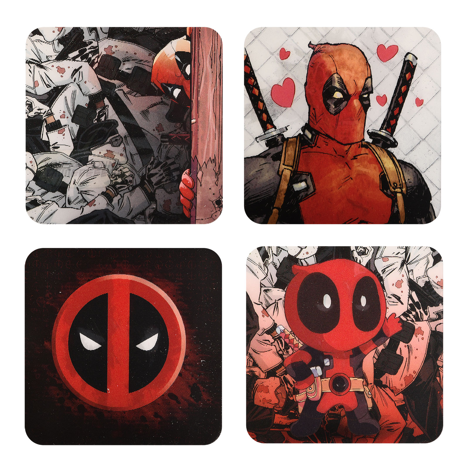 Deadpool 3D Coaster Set of 4