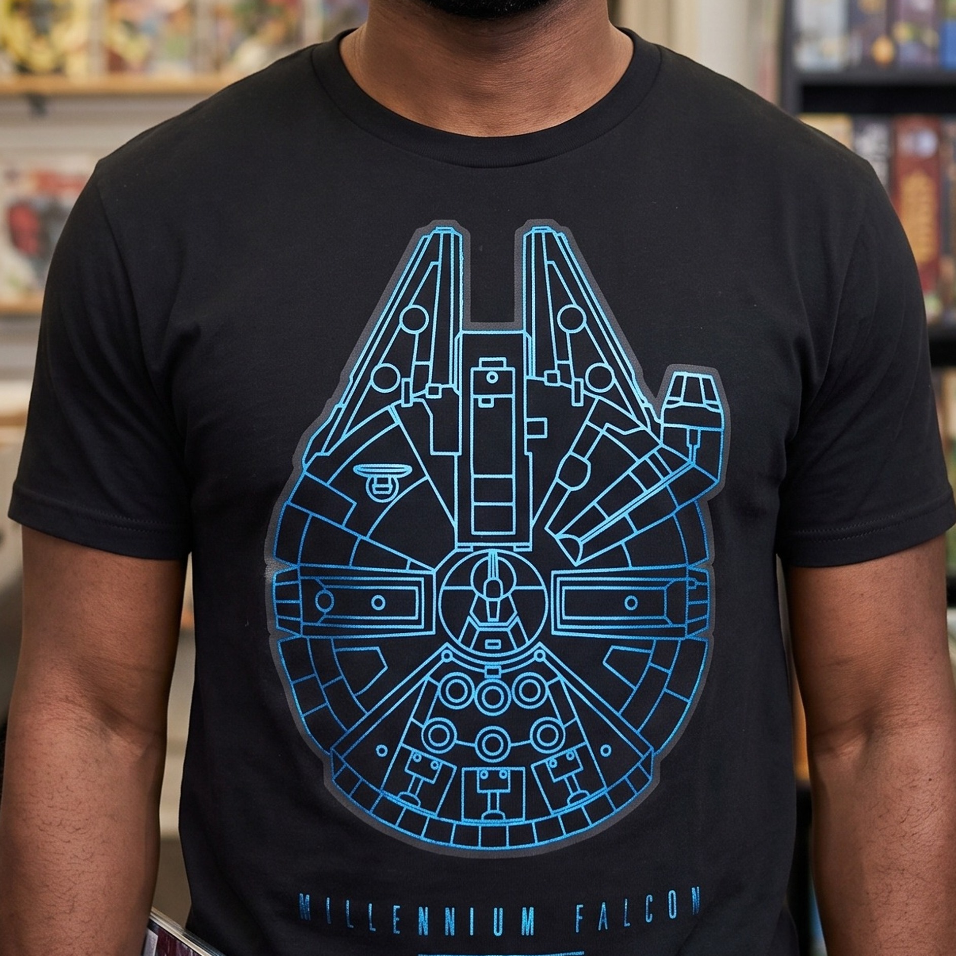 Star Wars - Millennium Falcon T-Shirt black