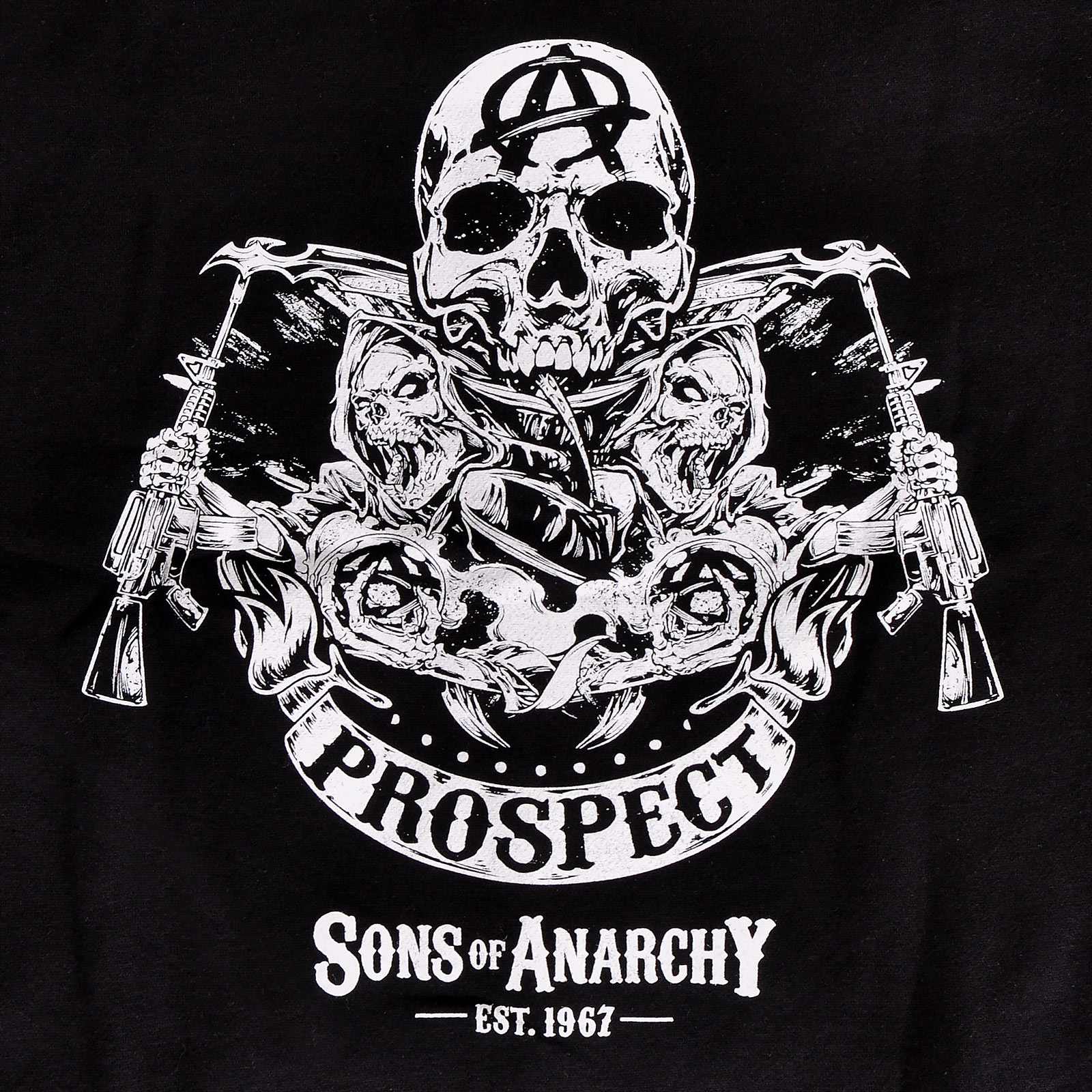 Sons of Anarchy - Veste de collège Reaper & Prospect noir-blanc