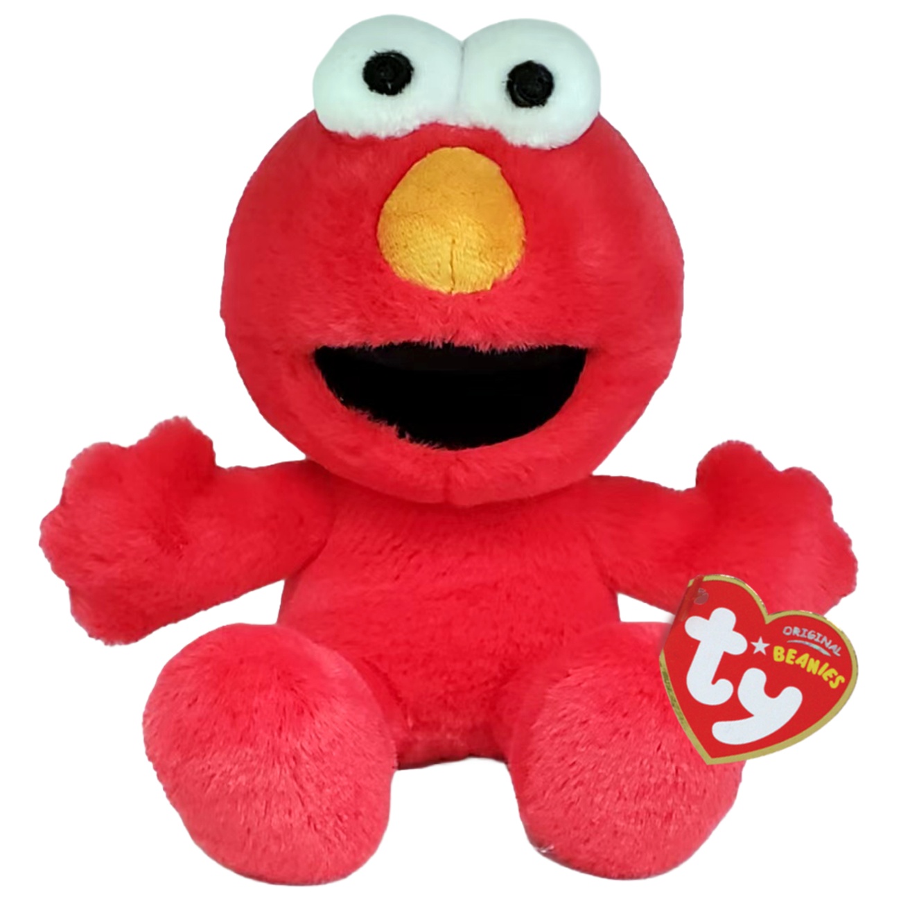 Sesamstraat - Elmo Knuffelfiguur 15 cm