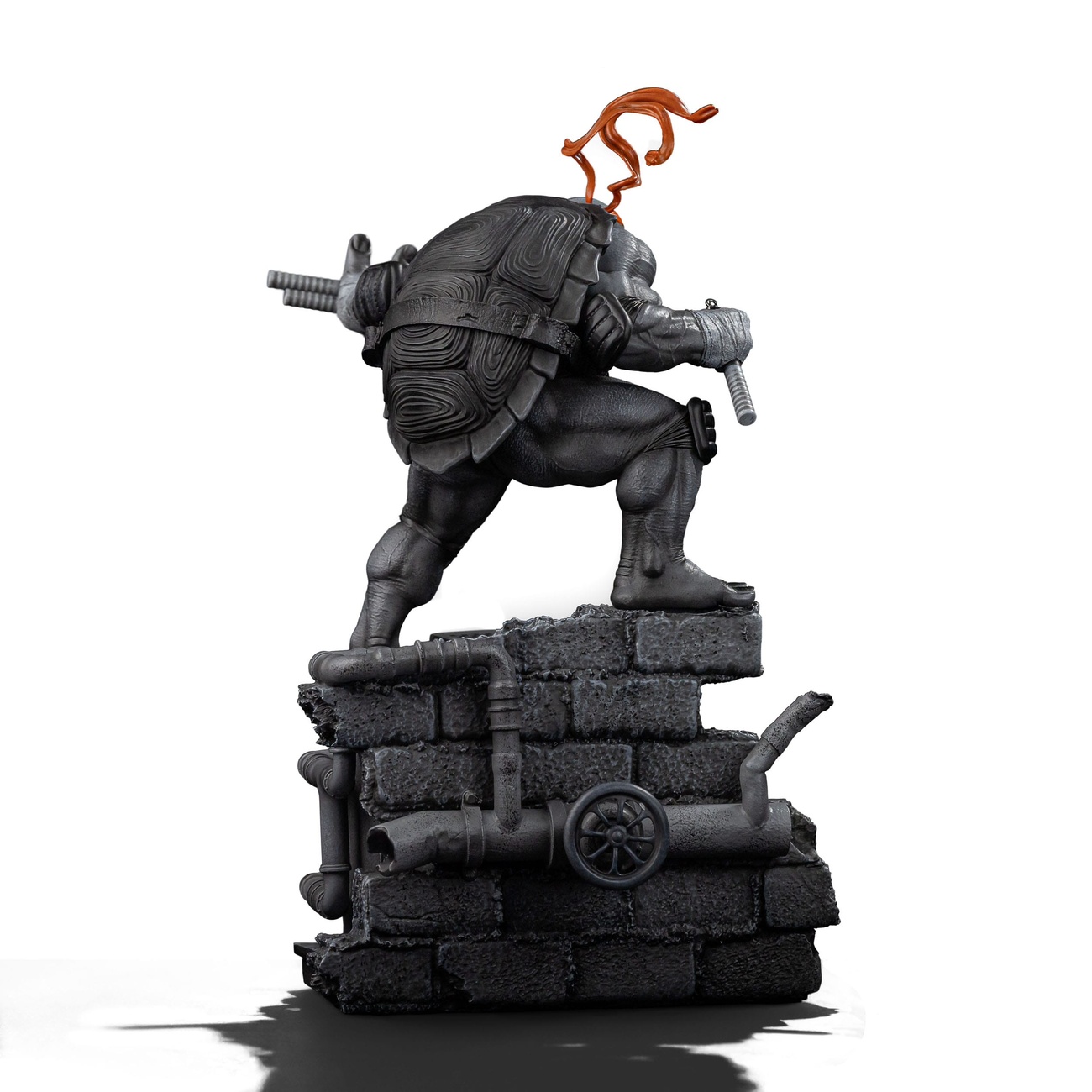 Teenage Mutant Ninja Turtles Art Scale-staty 1/10 Michelangelo Svartvit Variant 26 cm heo exclusive