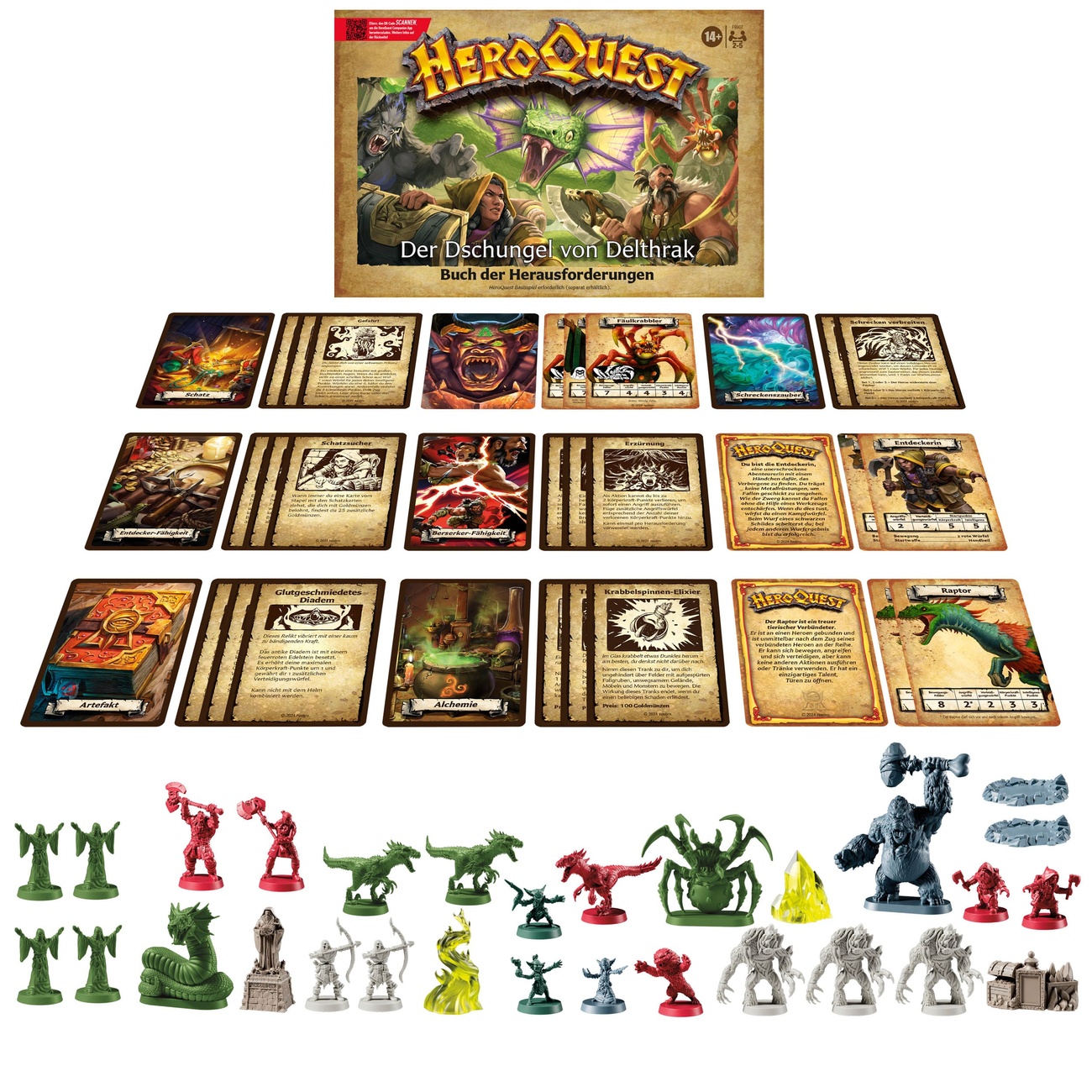 HeroQuest Board Game Expansion The Jungles of Delthrak Adventure Pack *German Version*