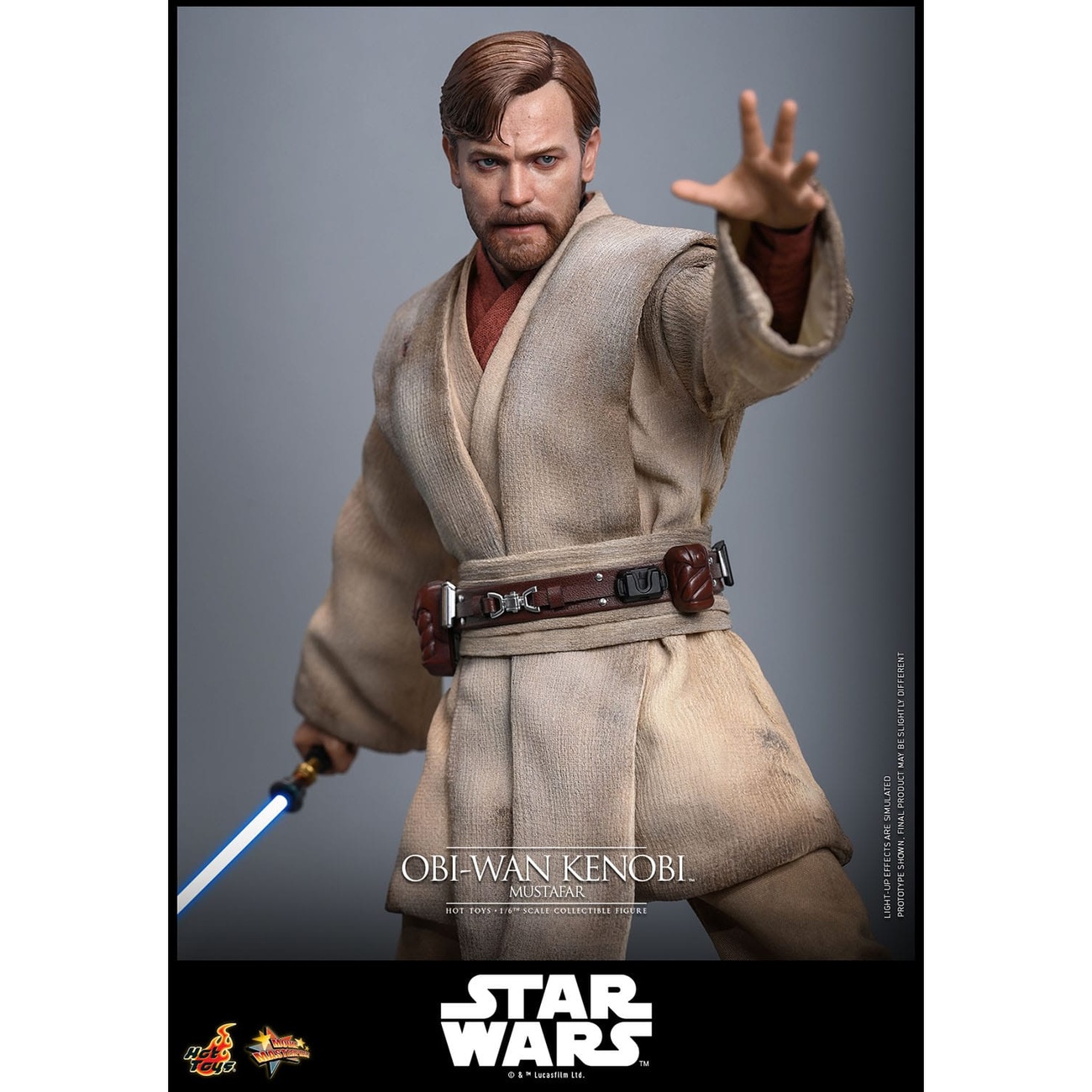 Star Wars Episodio III: La venganza de los Sith – Obi-Wan Kenobi (Mustafar) figura de acción Masterpiece 1:6