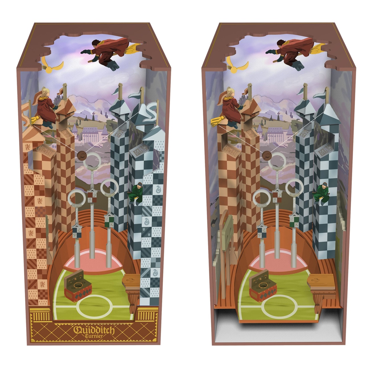 Harry Potter Tiny Adventures Book Nook Mini-Diorama Quidditchfeld 23 cm