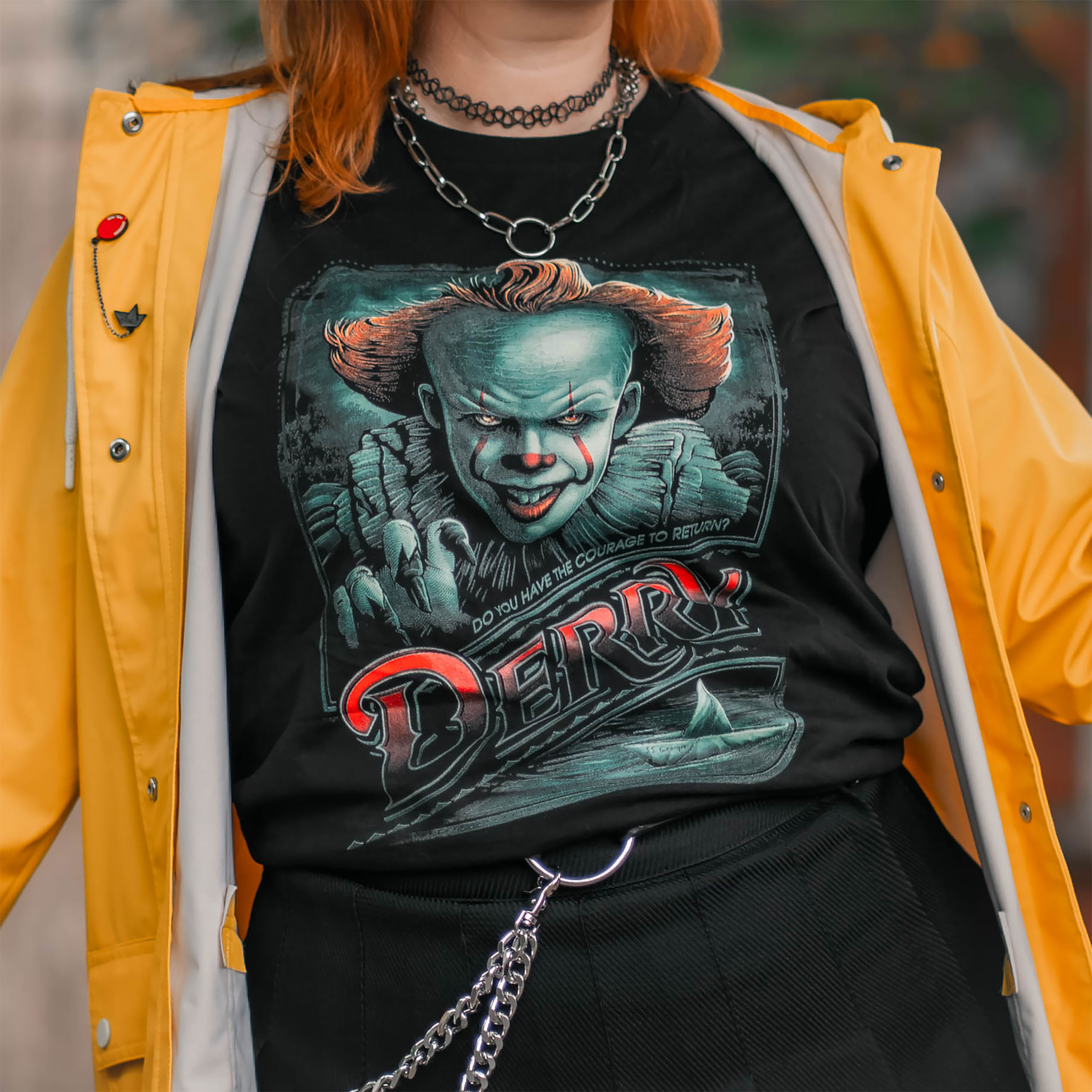 T-shirt Ritorno a Derry nera - IT di Stephen King