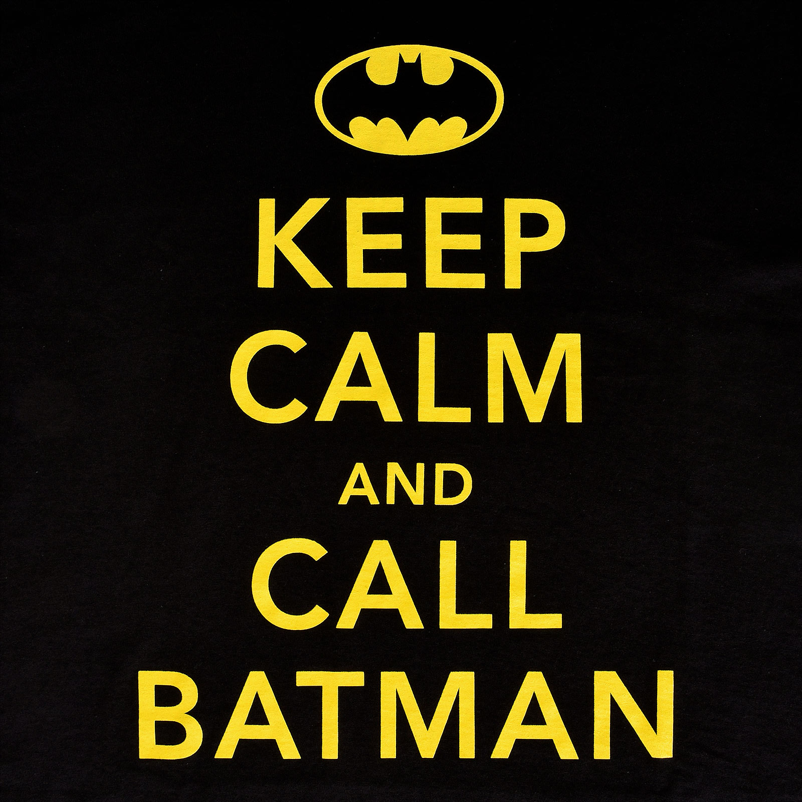 Batman - Keep Calm T-shirt zwart