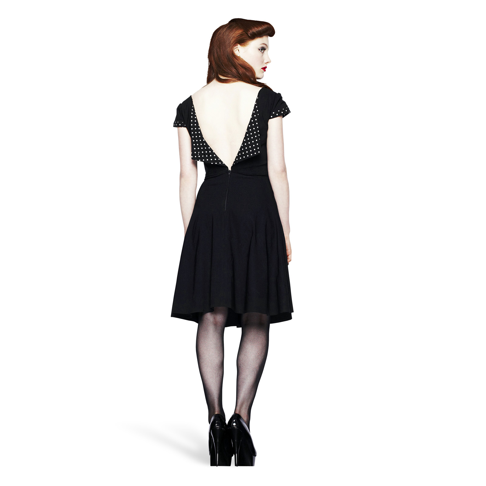 Rockabilly Dress Evie with Back Cutout