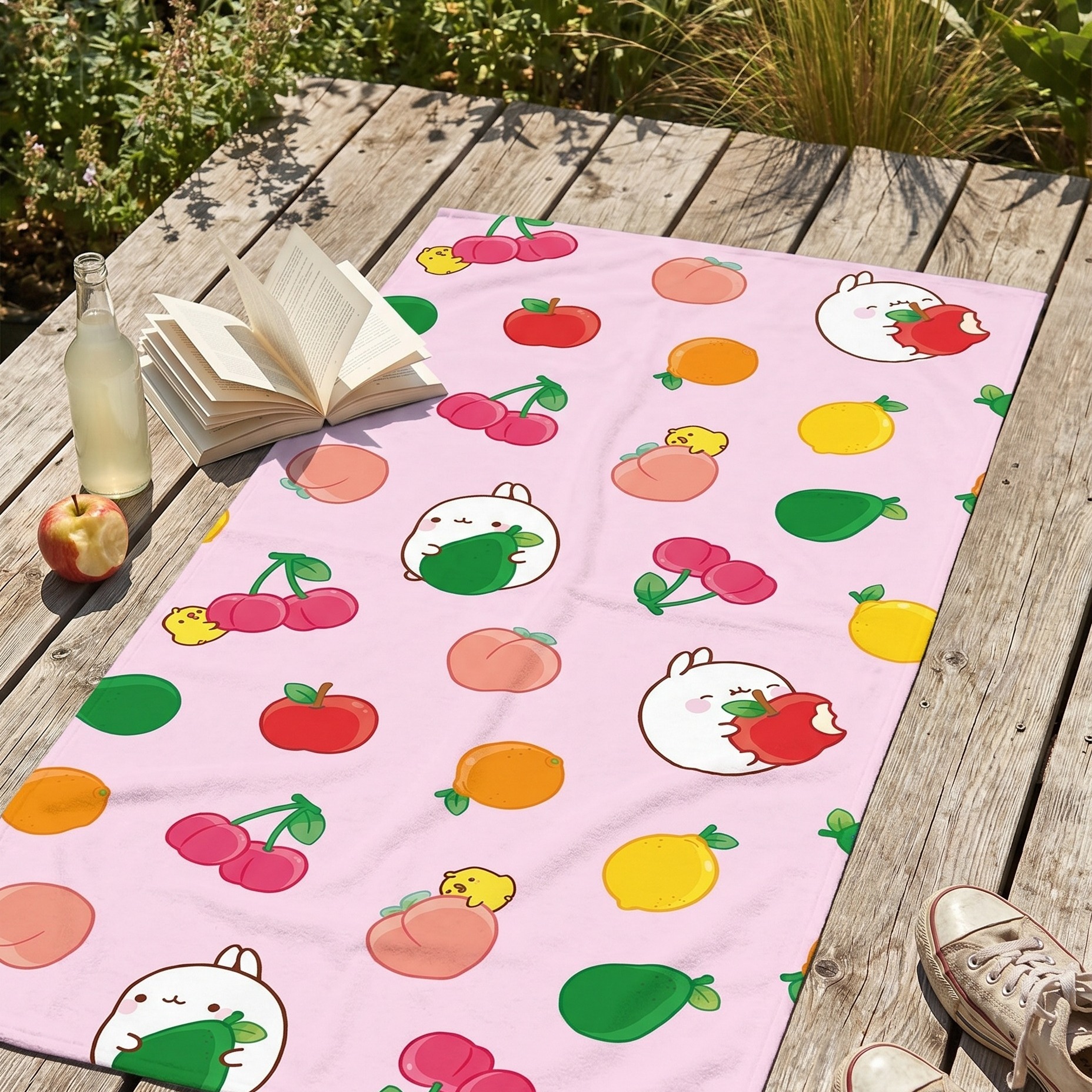 Asciugamano Molang Fruits 150 x 75 cm