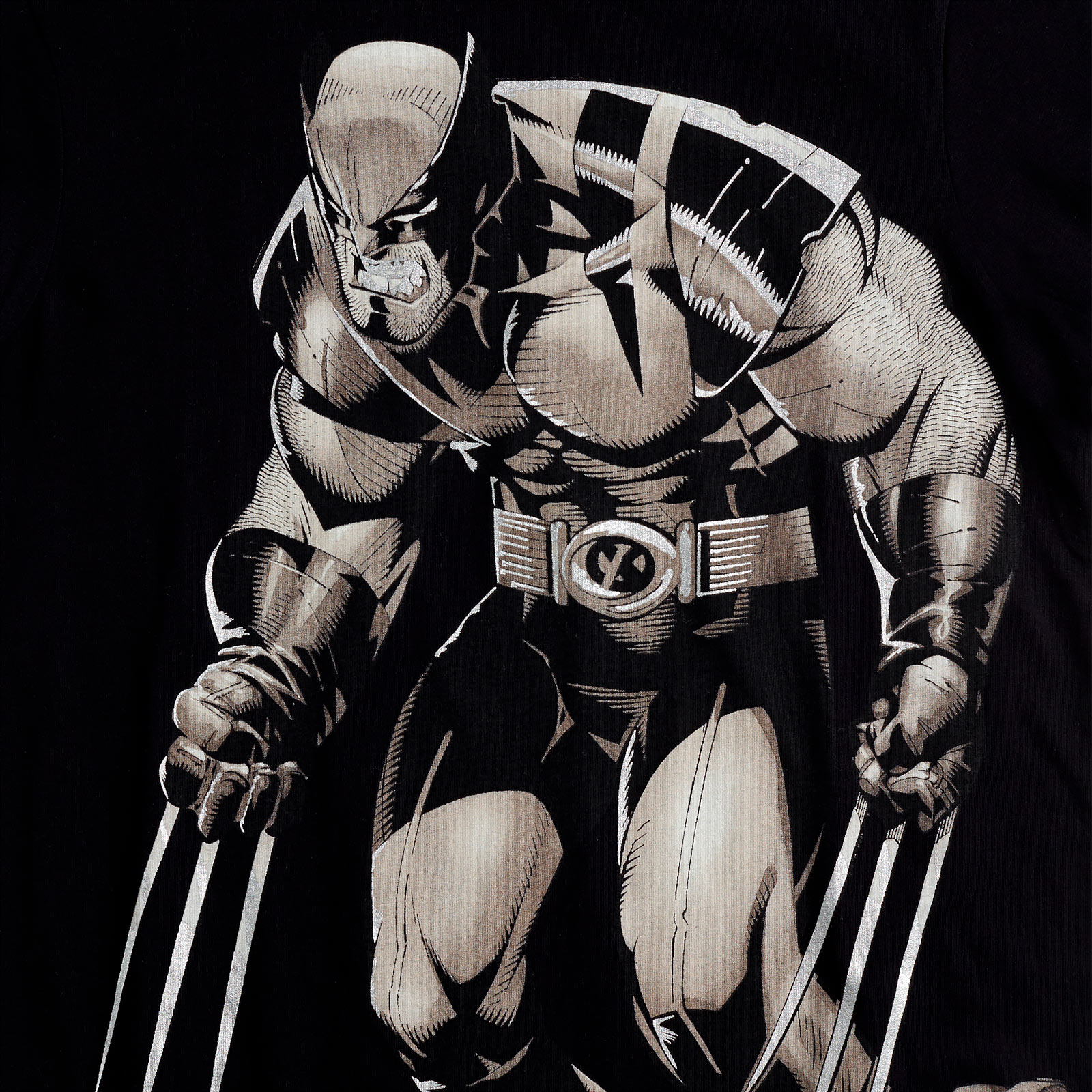 Wolverine - Claws Full Size T-Shirt schwarz