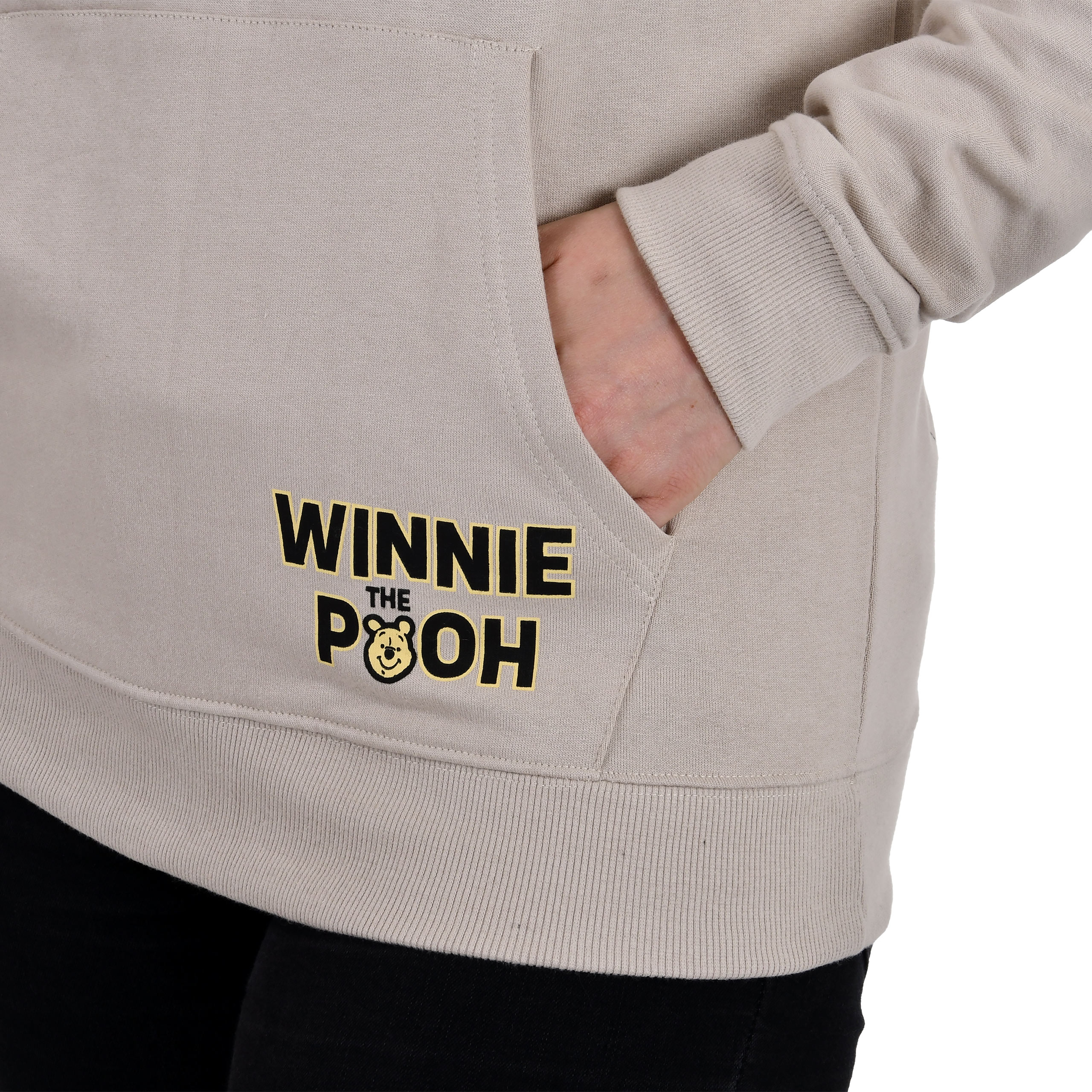 Winnie l’Ourson - Sweat à capuche Pooh Love beige