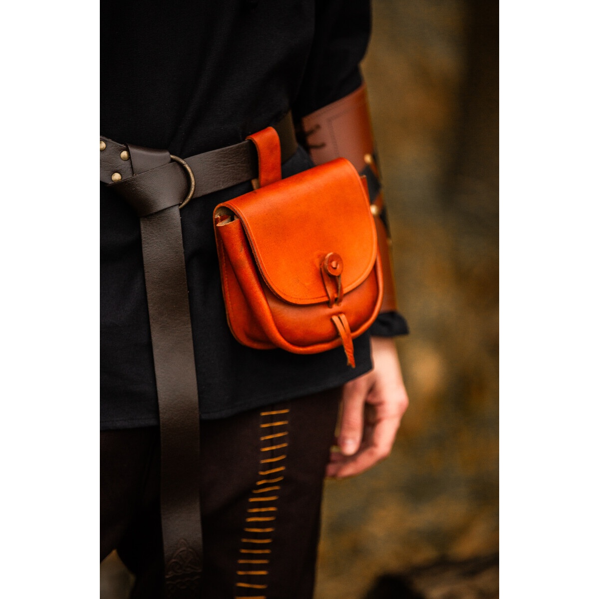 Medeltida läderväska Tilo