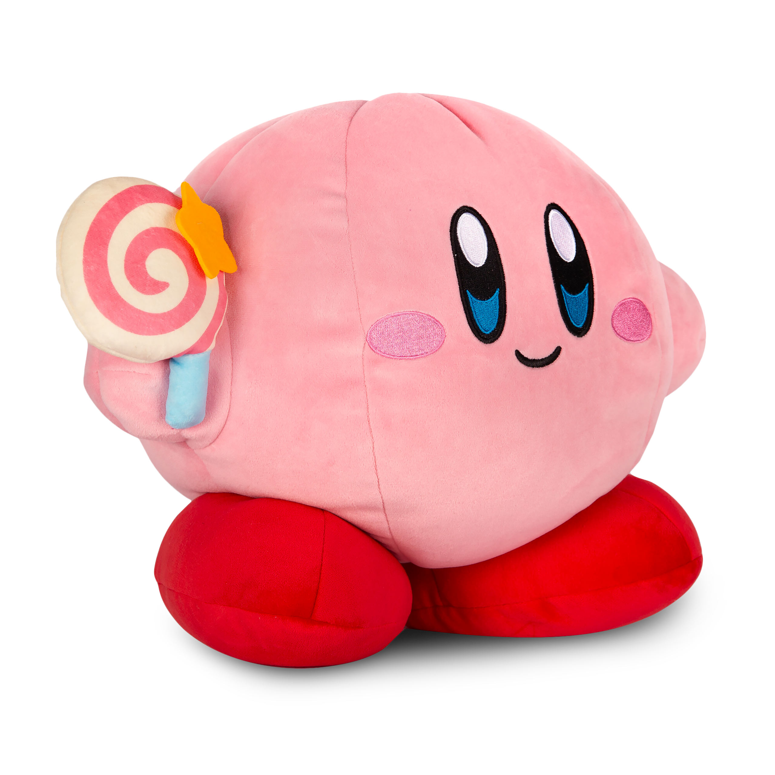 Kirby con Varita Mágica - Figura de Peluche Mocchi-Mocchi