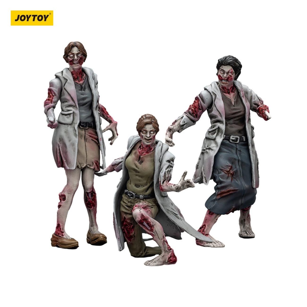 Zombie Dark Source actionfigurer 3-pack Medics 8 cm