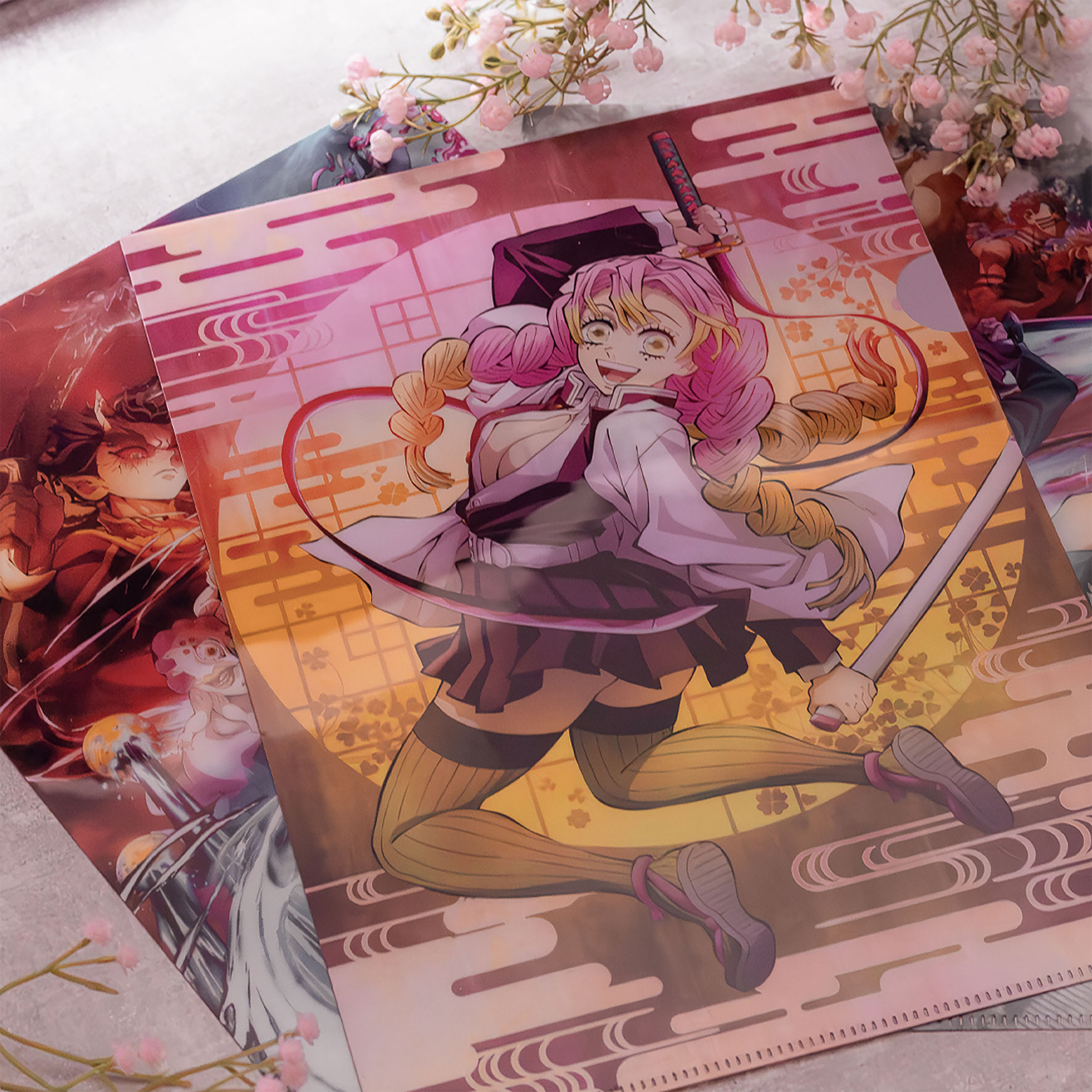 Demon Slayer: Kimetsu no Yaiba - Documenthoesjes set van 3