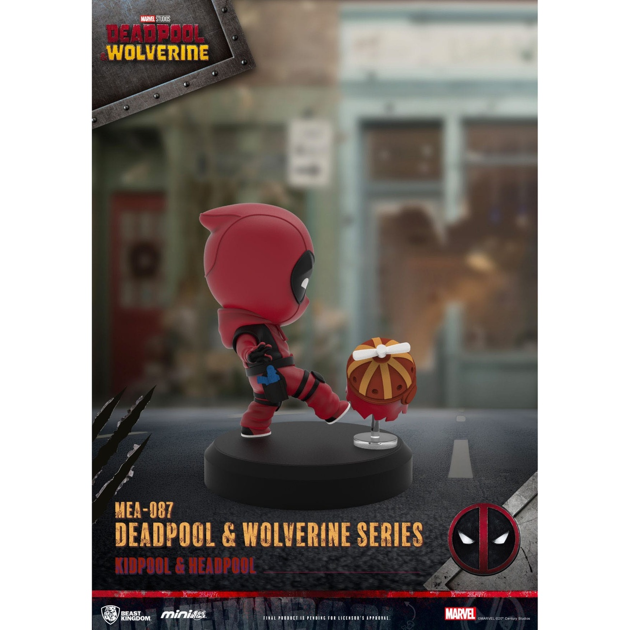 Deadpool 3 Serie Deadpool & Wolverine Set de figuras Mini Egg Attack 8 cm