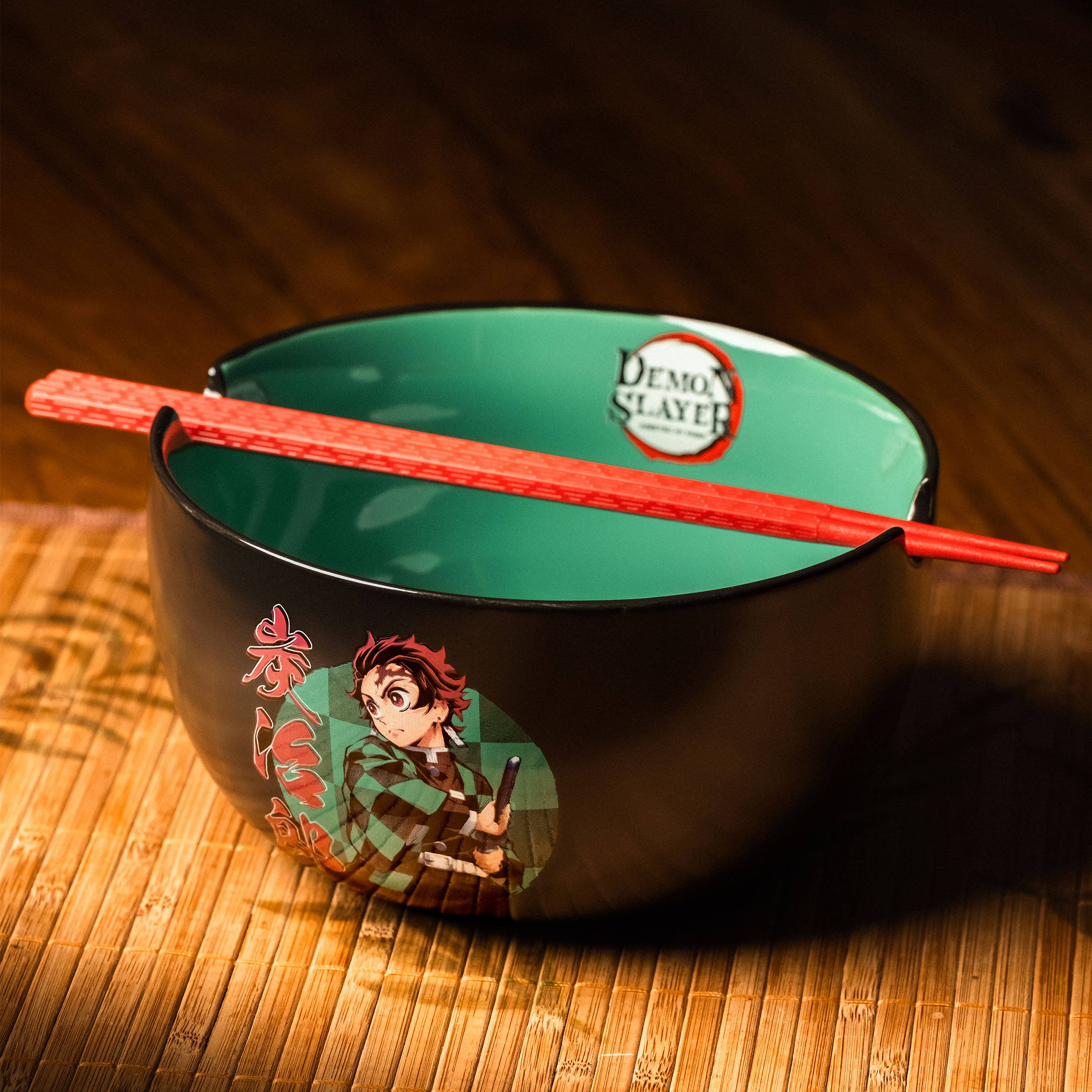 Demon Slayer - Tanjiro ramen-skål med ätpinnar