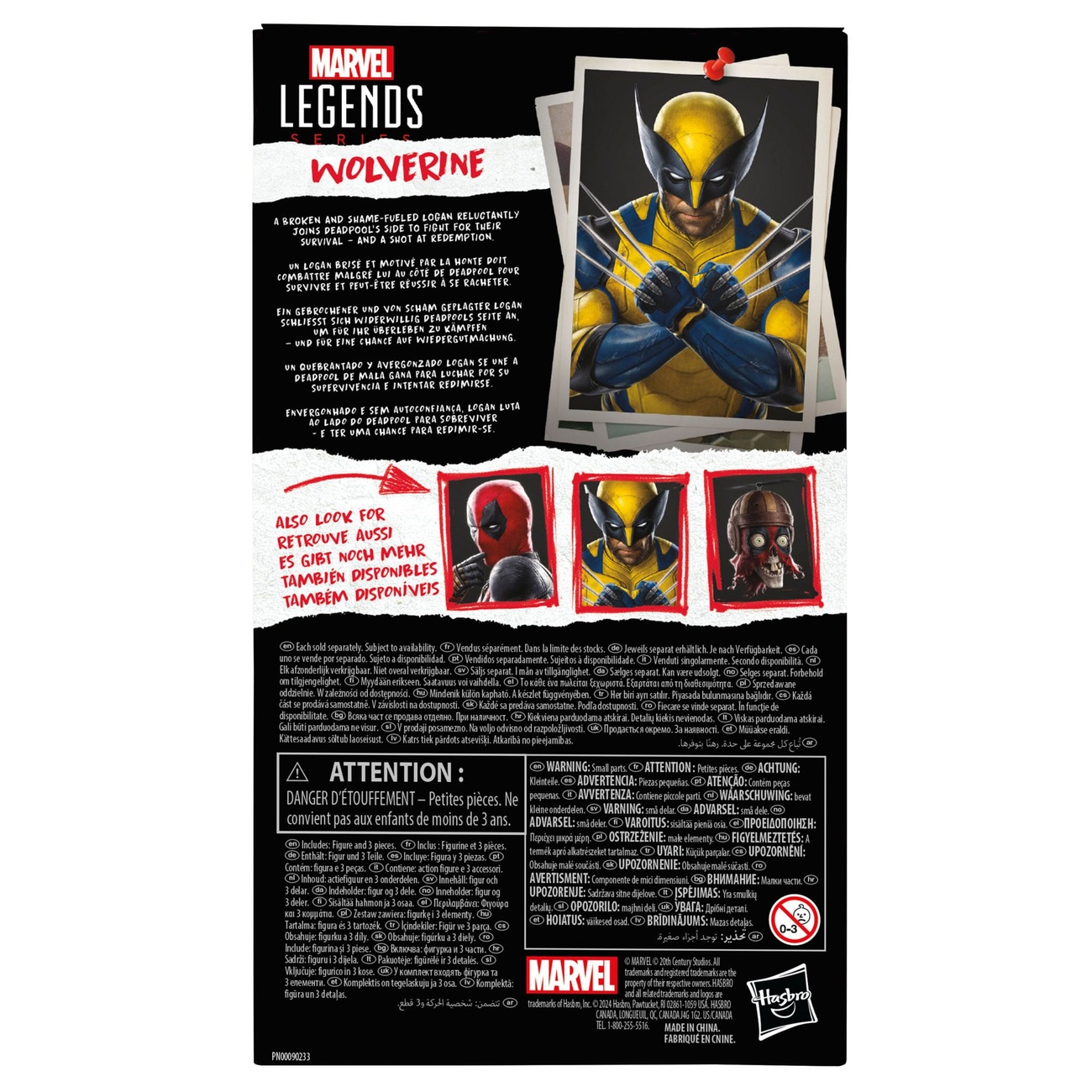 Deadpool & Wolverine Marvel Legends Action Figure Wolverine 15 cm