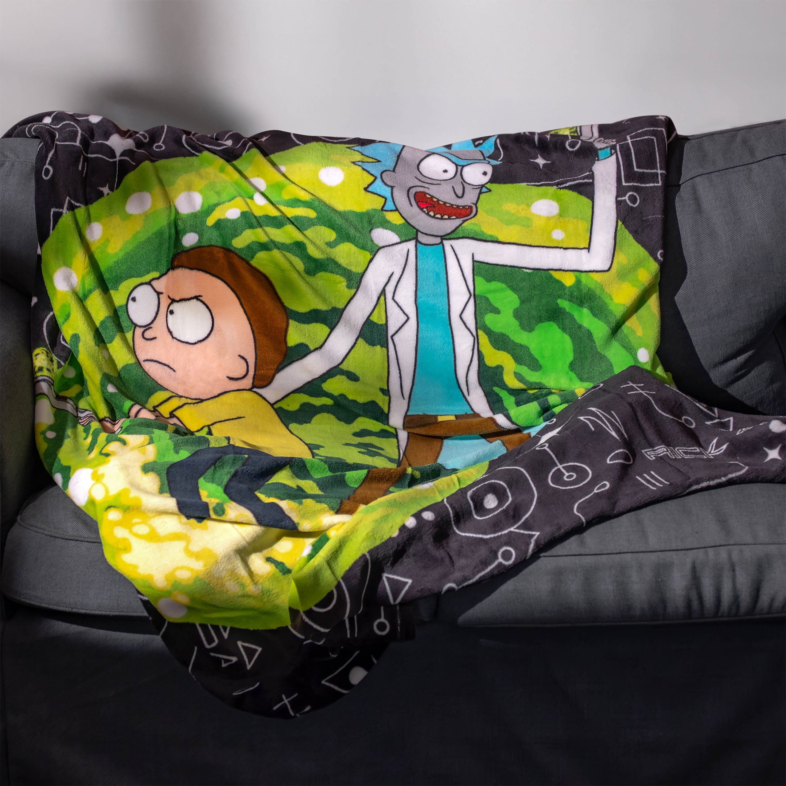 Rick and Morty - Coperta in Pile Portal