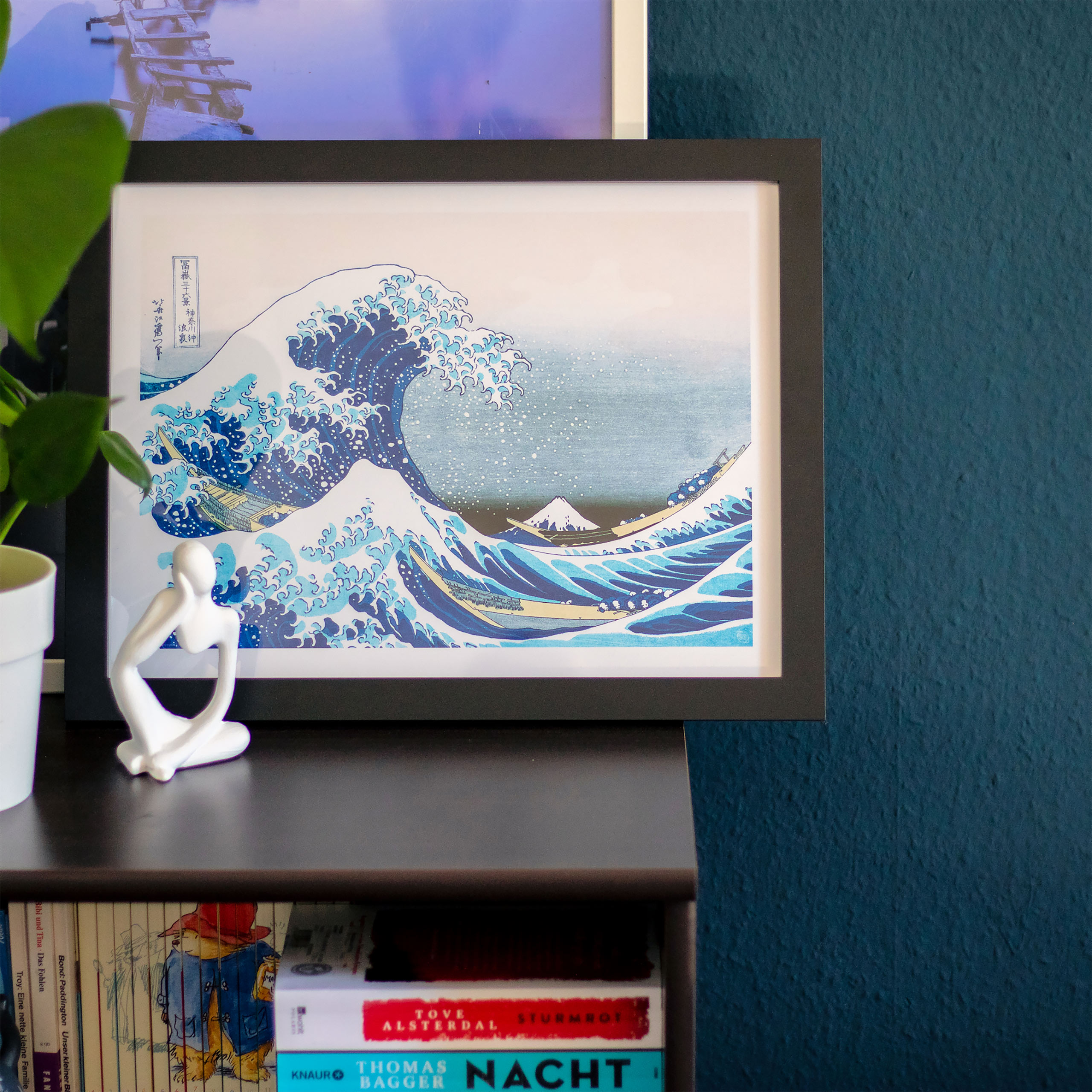 Japanese Wandbild - The Great Wave off Kanagawa