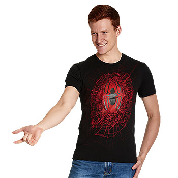 Spider-Man - T-shirt Spider Web noir