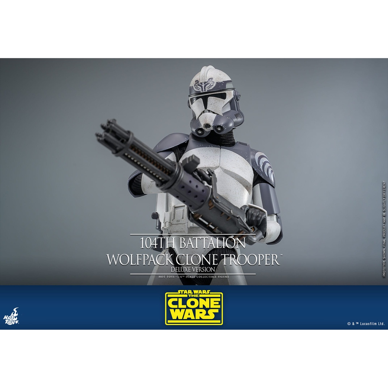 Star Wars: The Clone Wars - 104th Battalion Wolfpack Clone Trooper 1:6 Scale Action Figure
