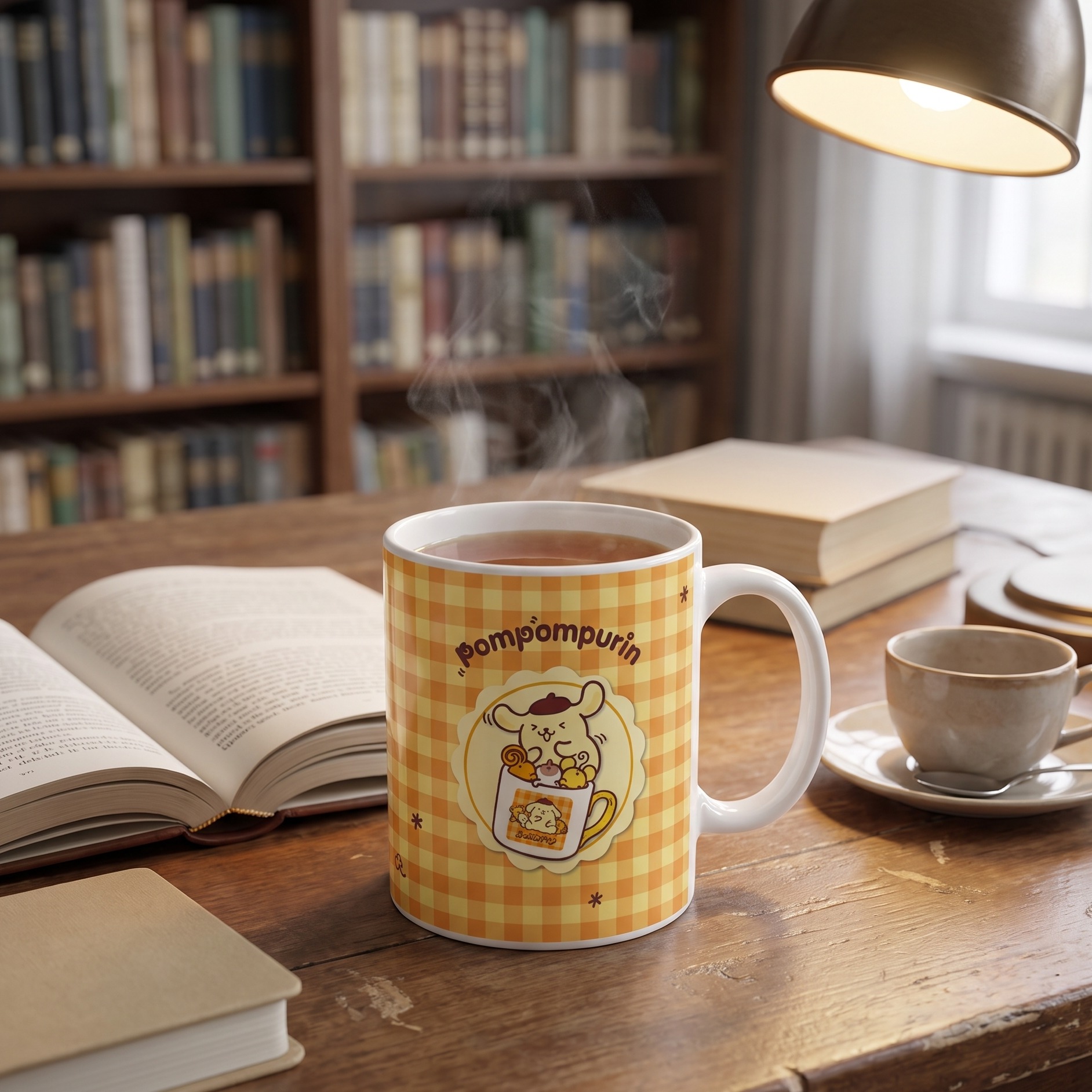 Pompompurin Squishy Cute Purin Mugg - Sanrio
