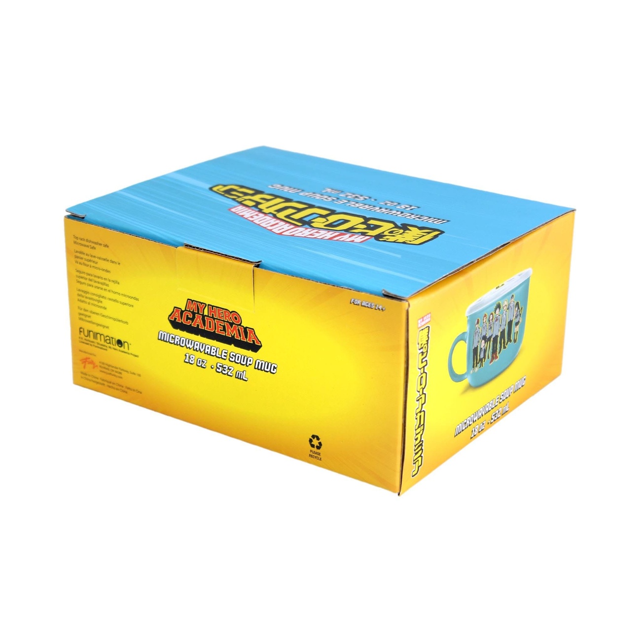 My Hero Academia ramenkom met deksel en handvat UA 532 ml
