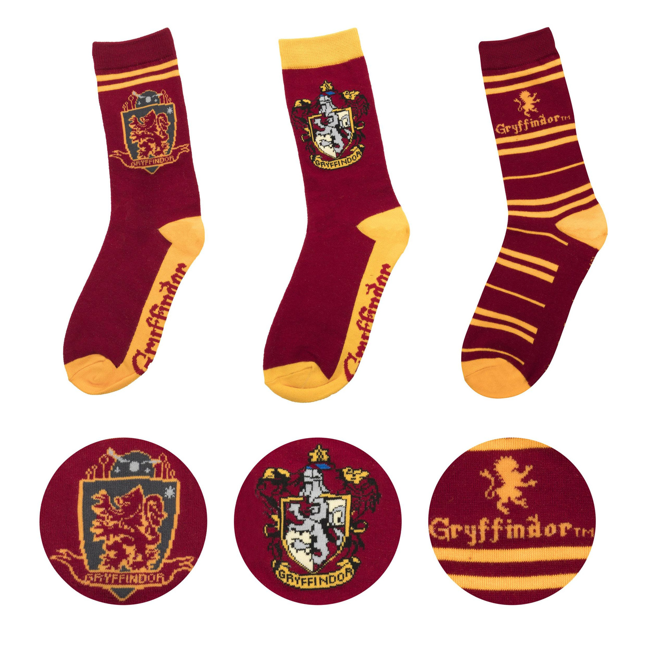 Harry Potter Skarpetki 3-pak Gryffindor