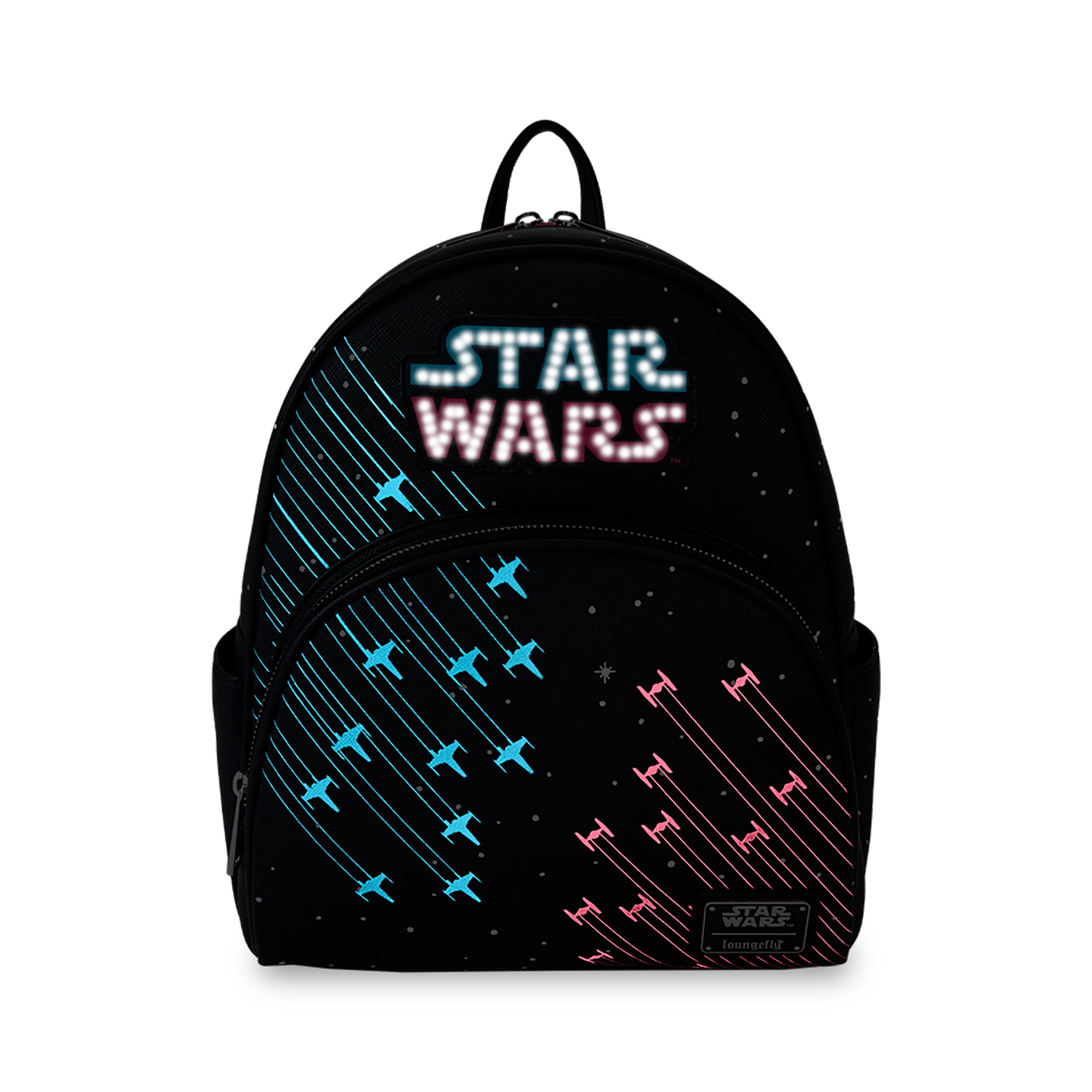 Star Wars - Mochila neón de los años 70 con luz